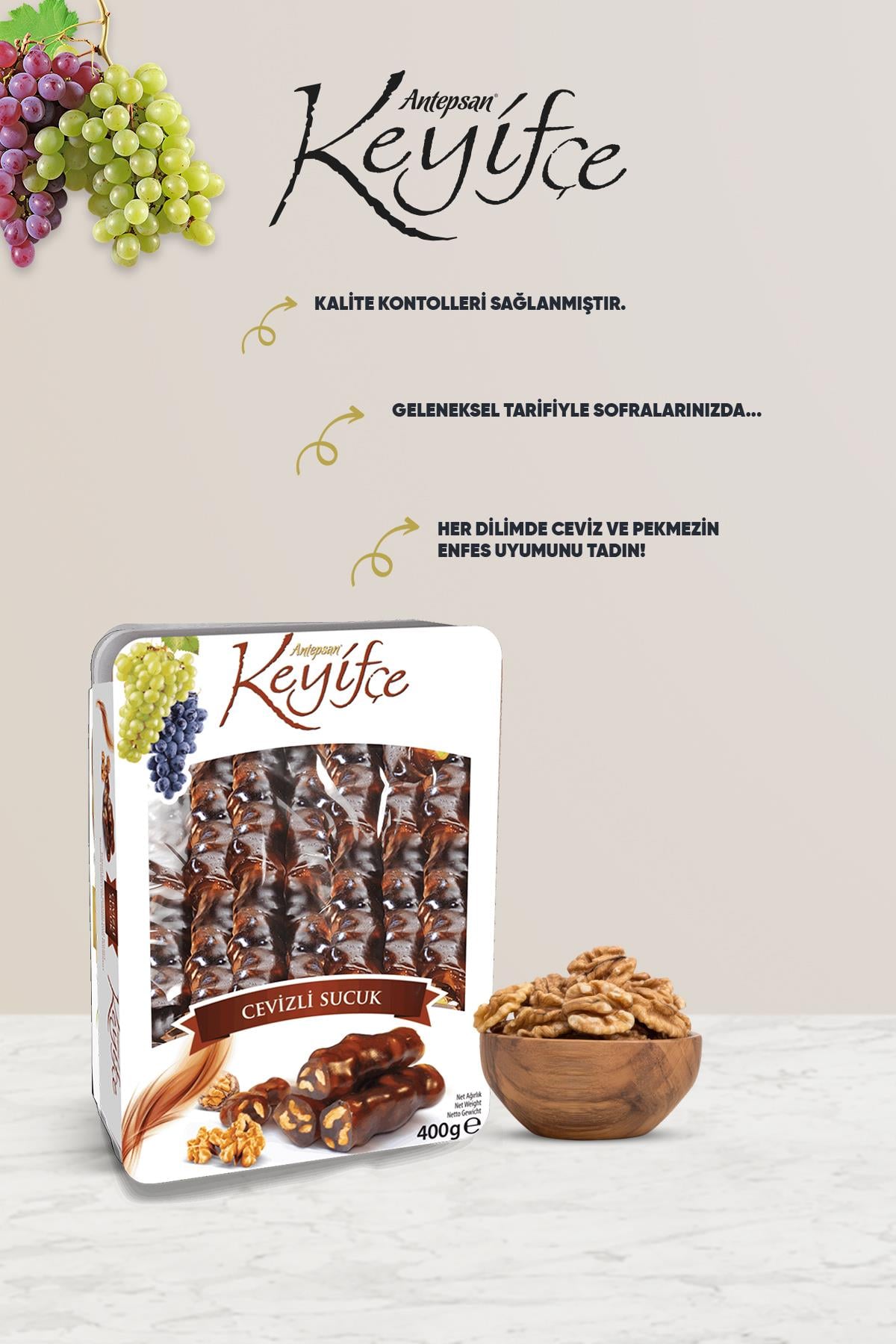 Cevizli Sucuk 400 g