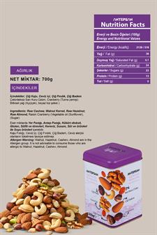 Teneke Çiğ Karışık Kuruyemiş 800 G