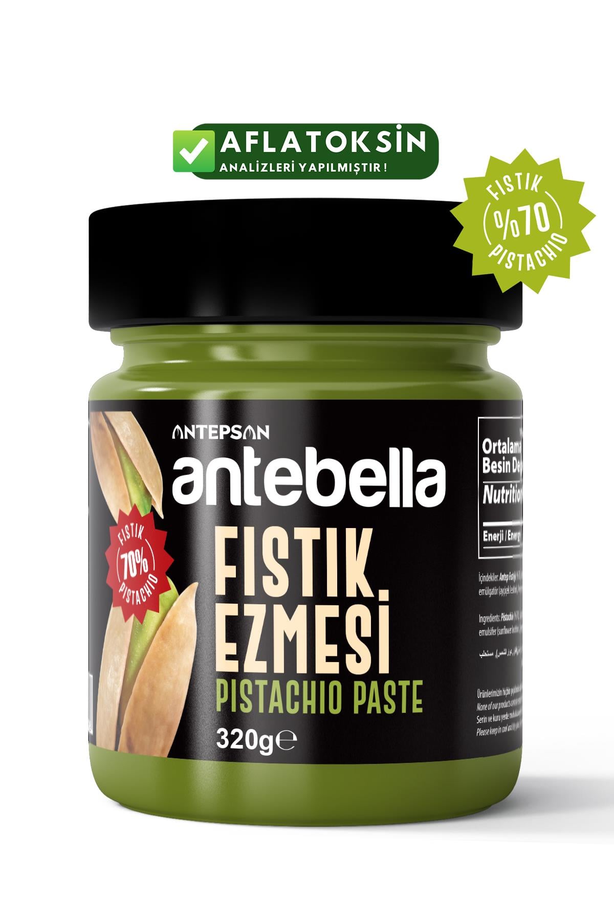 Antep Fıstık Ezmesi 320 g - Antep Fıstığı Ezmesi