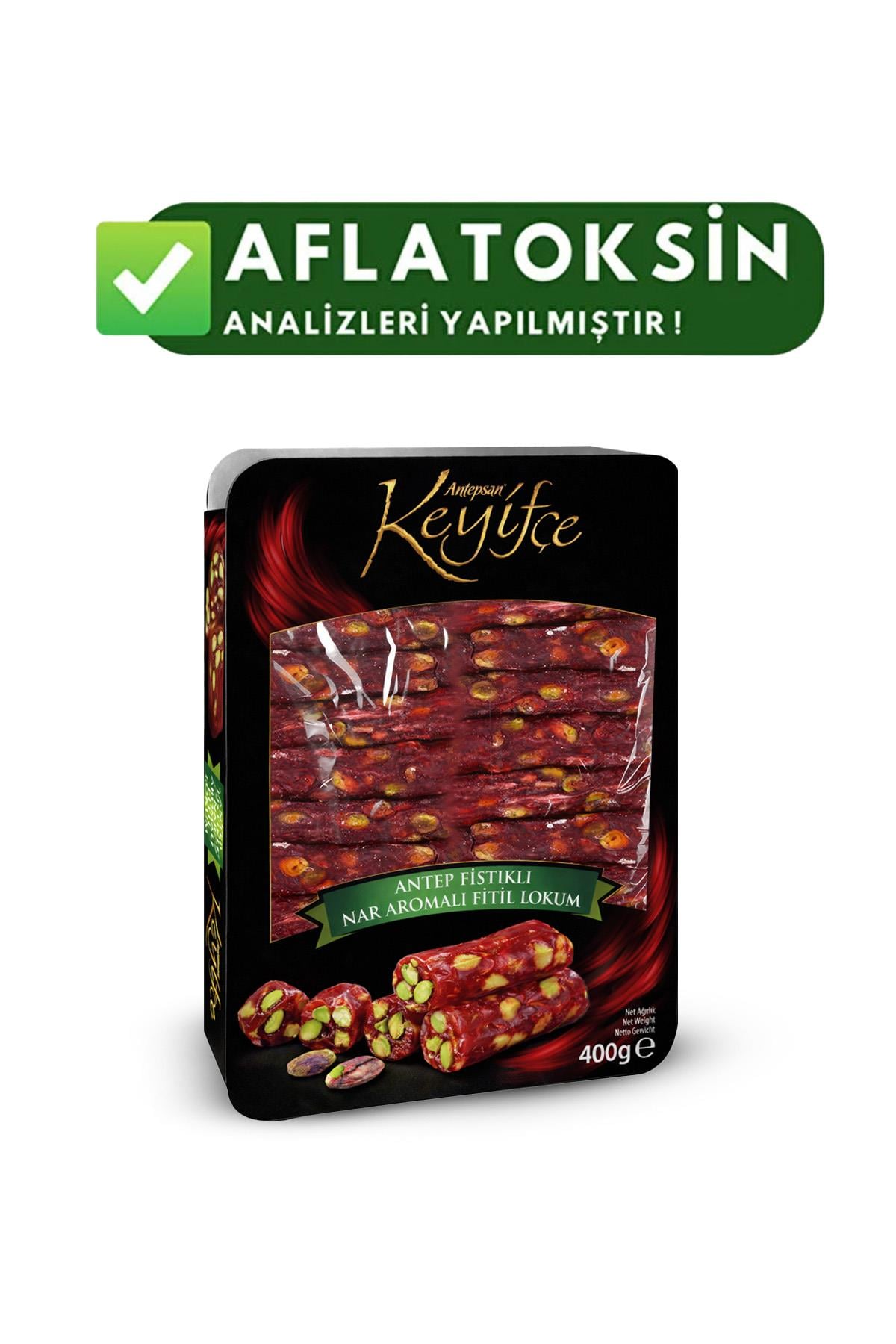 Narlı Antep Fıstıklı Fitil Lokum 350 gr