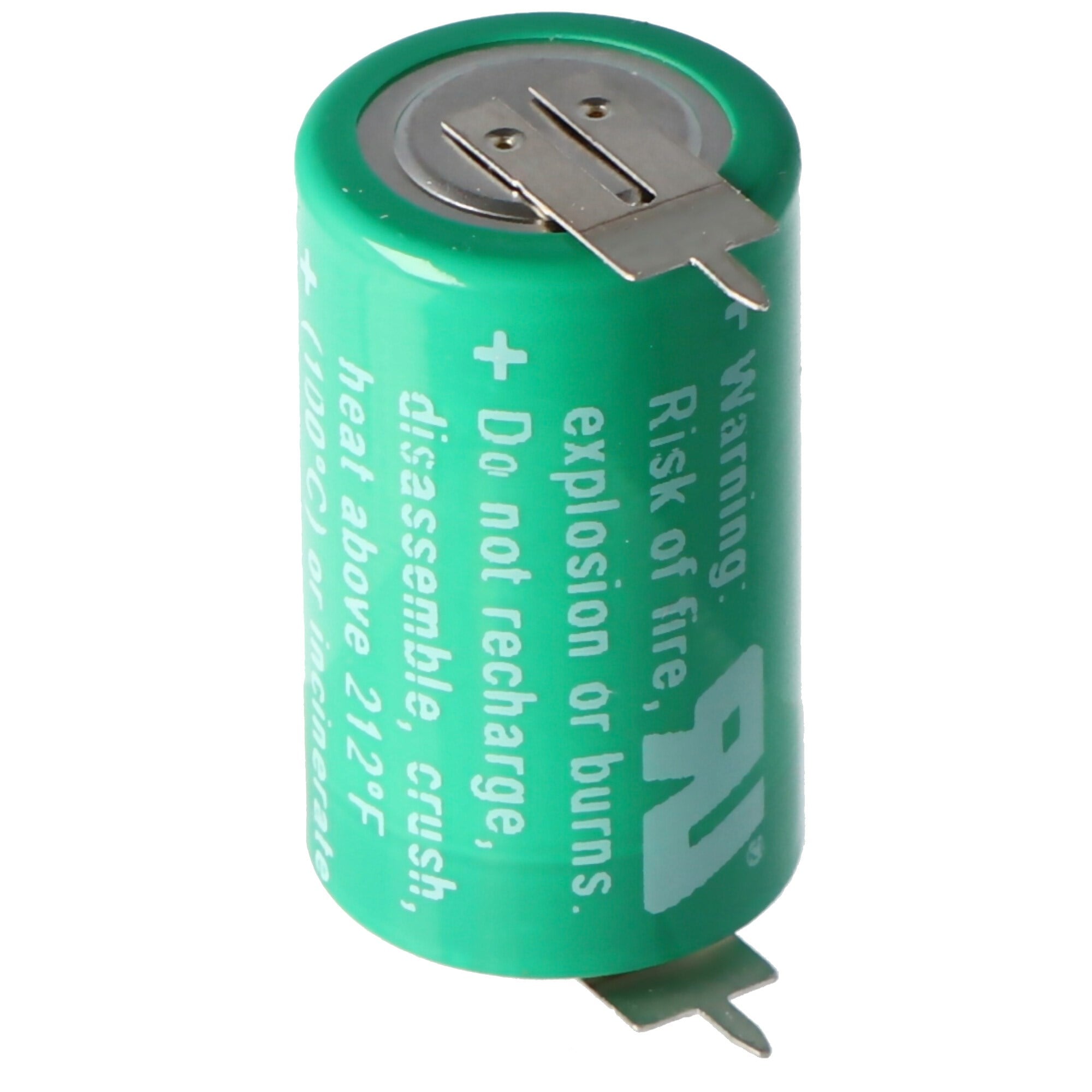 1 baskı lehim tırnağı ile Varta CR1 / 2AA lityum pil 6127