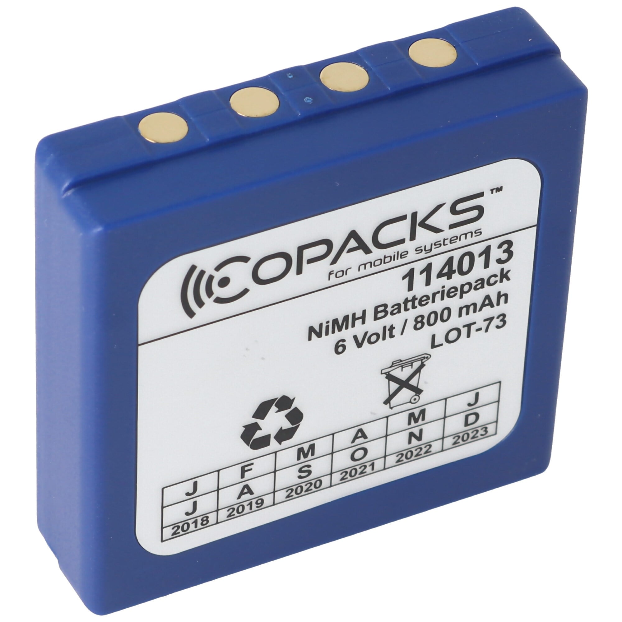 800mAh pil HBC radyo FUB 3A pil BA203060, BA222060, 6 volt 730mAh için uygun