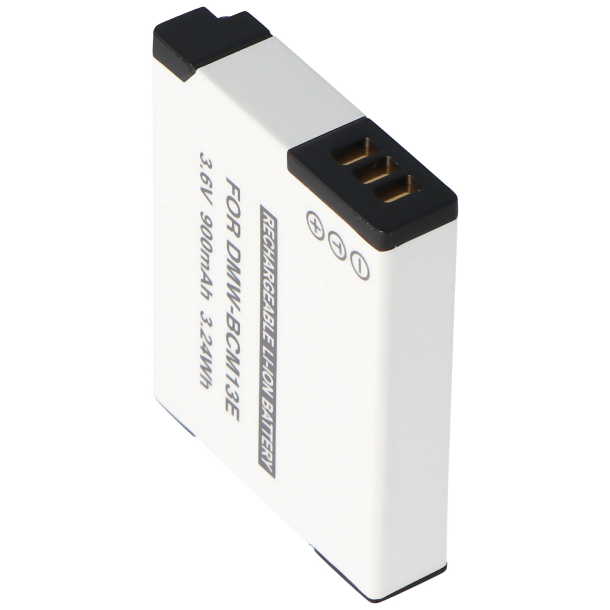 AcasonCell'den DMW-BCM13 kalite pil Panasonic DMW-BCM13E pil 3.7V, son şarj gerilimi maks. 4.2 volt