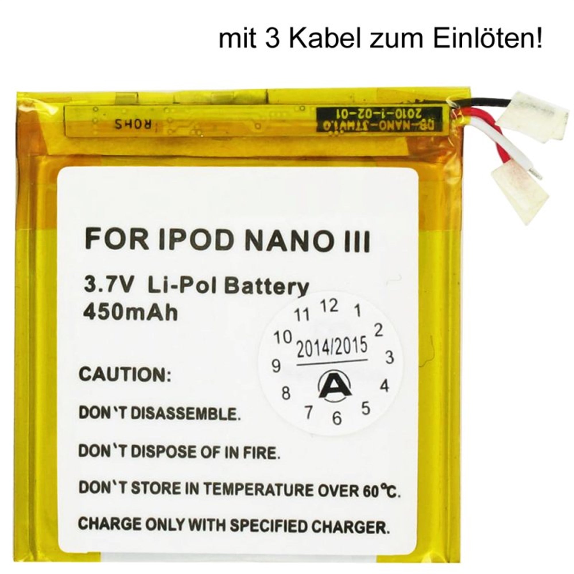 Apple iPOD touch 4G 616-0333 616-0337 için uygun AccuCell pil