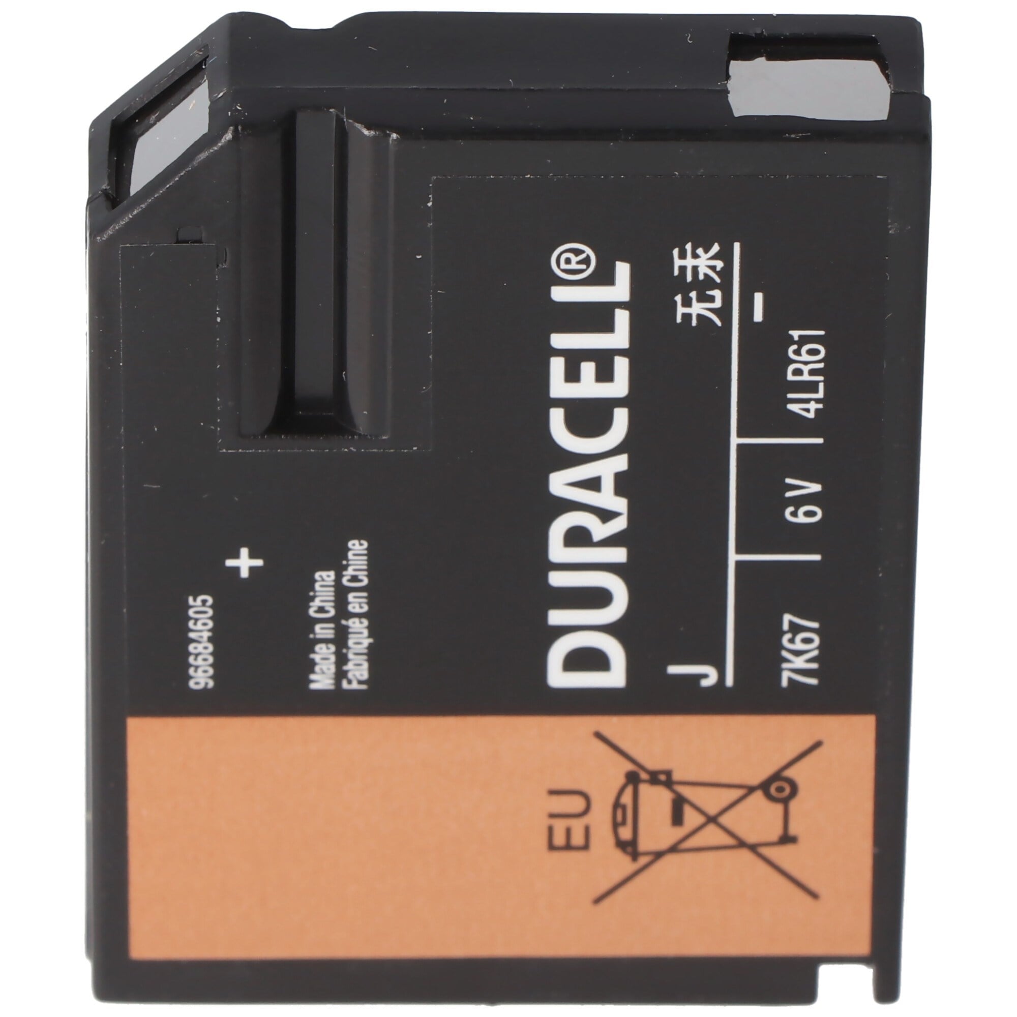 Duracell 7K67 pil düz paketi 4LR61 alkalin pil 6 volt, V4918, V4018