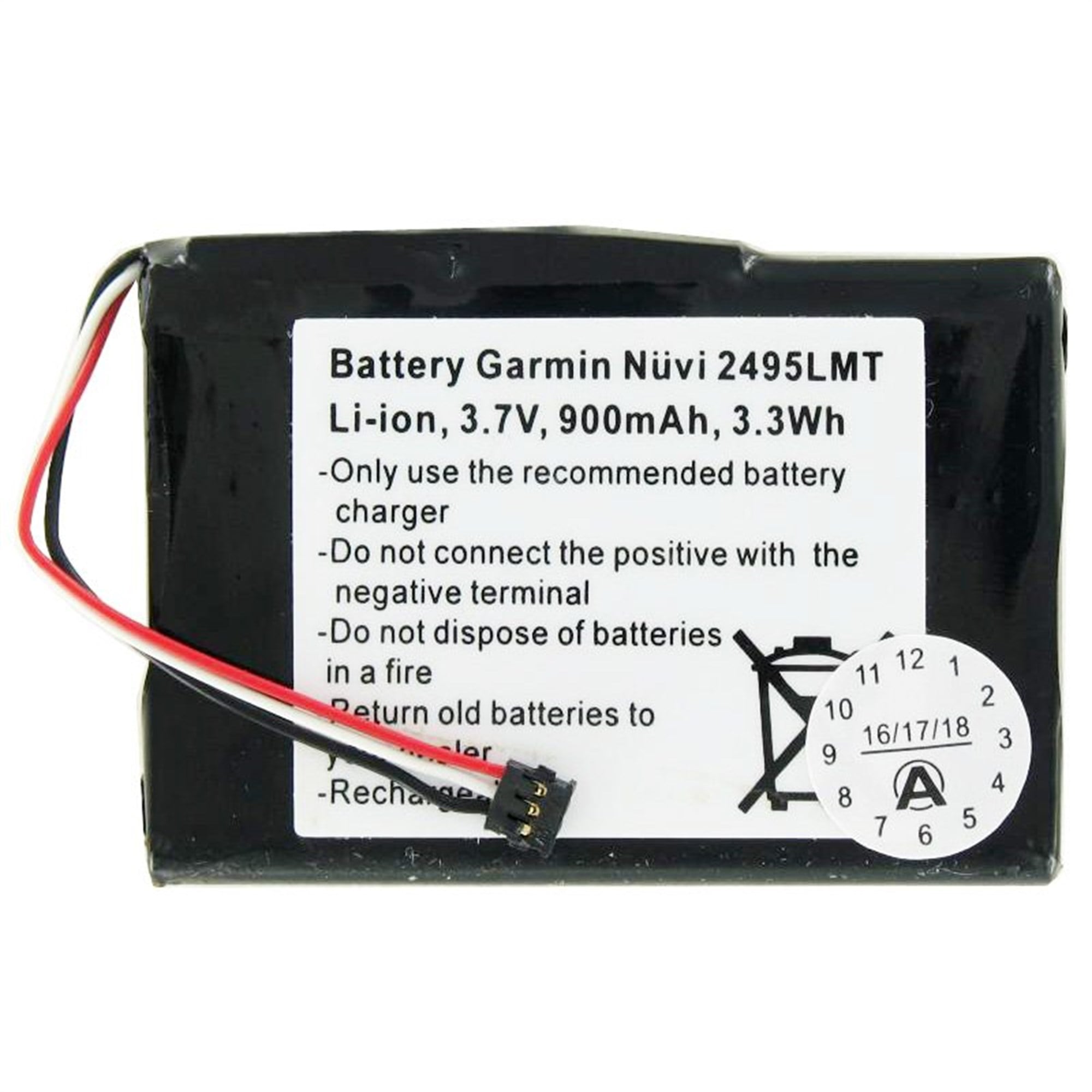Garmin Nuvi 2405 pil için uygun AccuCell pil 361-00035-03