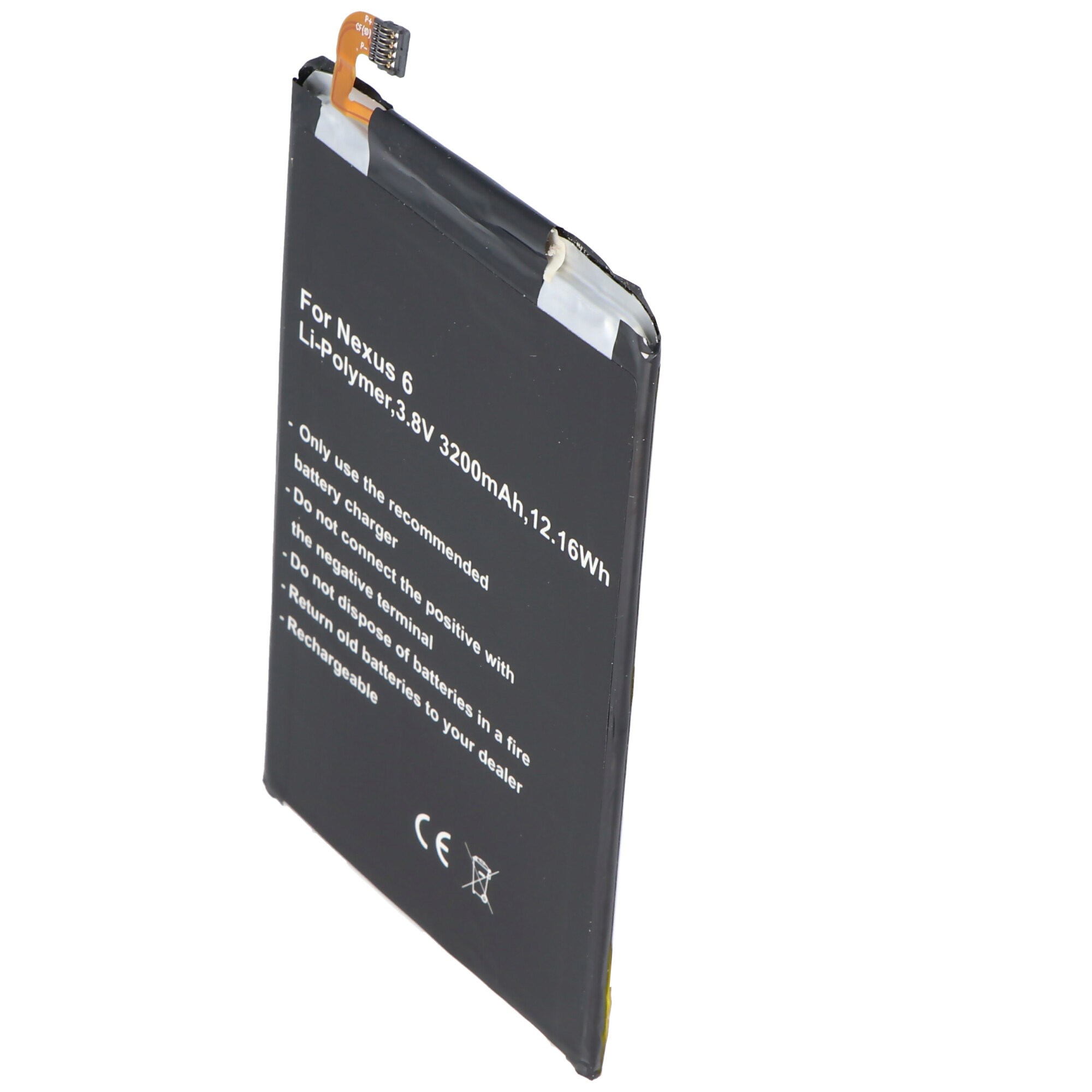 Google Nexus 6 pil EZ30, SNN5953A, Motorola Shamu, XT1100, XT1103, XT1115 için uygun pil