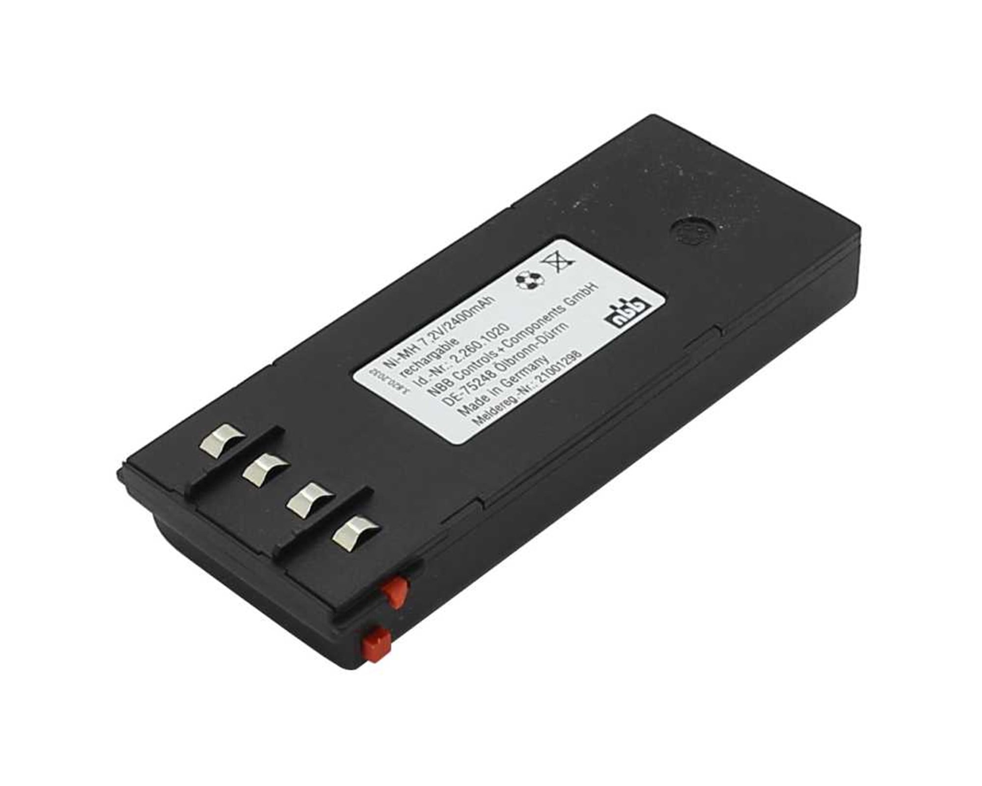 HIAB 2.250.2010 için uygun vinç aküsü NiMH 7.2V 2400mAh