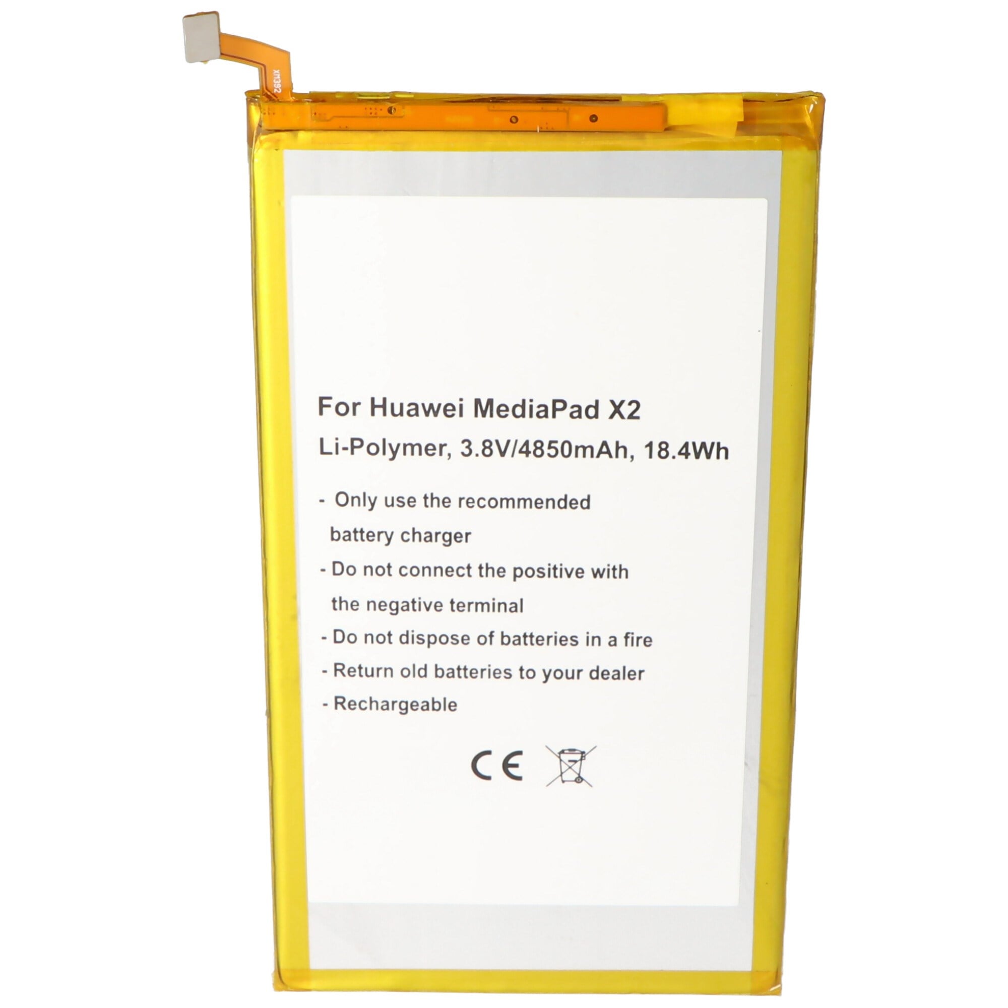 Huawei 7D-501U, 7D-503LT, GEM-702L, Mediapad X1 7.0, Mediapad X1 7.0 3G, Mediapad X1 7.0 LTE, Mediapad X2 için uygun pil
