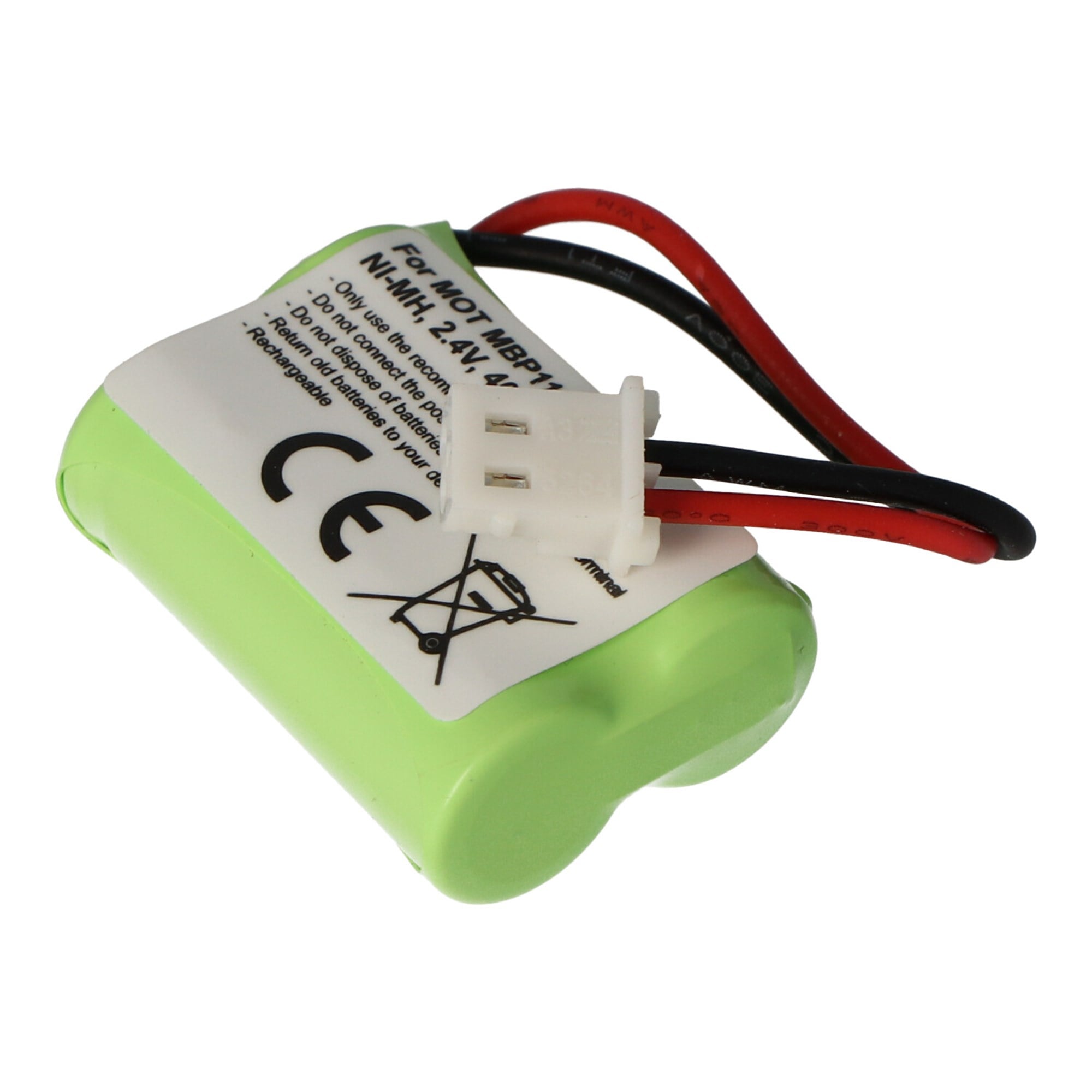 Motorola MBP11, NiMH, 2.4 volt pil BY1131 için uygun pil