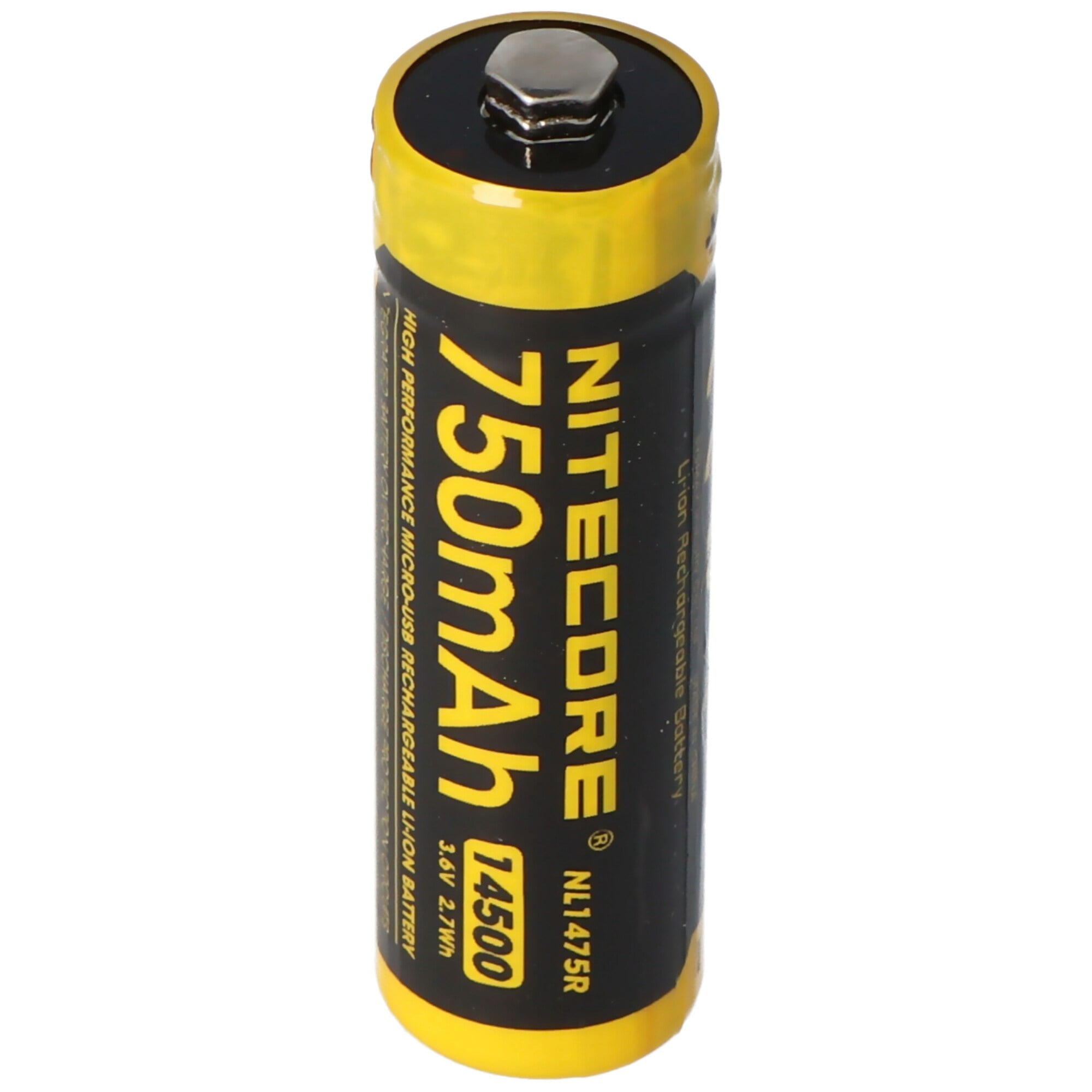 Nitecore Li-Ion pil tipi 14500 - 750mAh - NL1475R