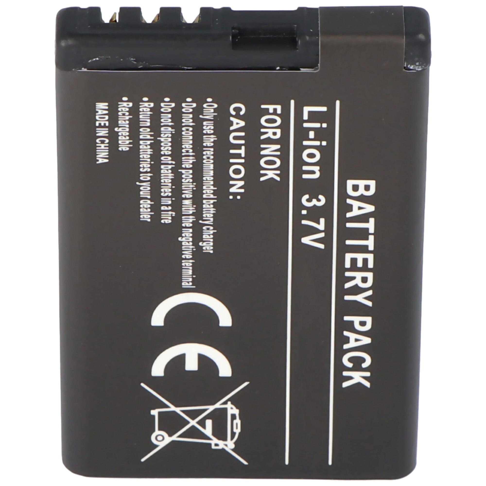 Nokia 3720 classic batarya BL-5CT için uygun AccuCell batarya