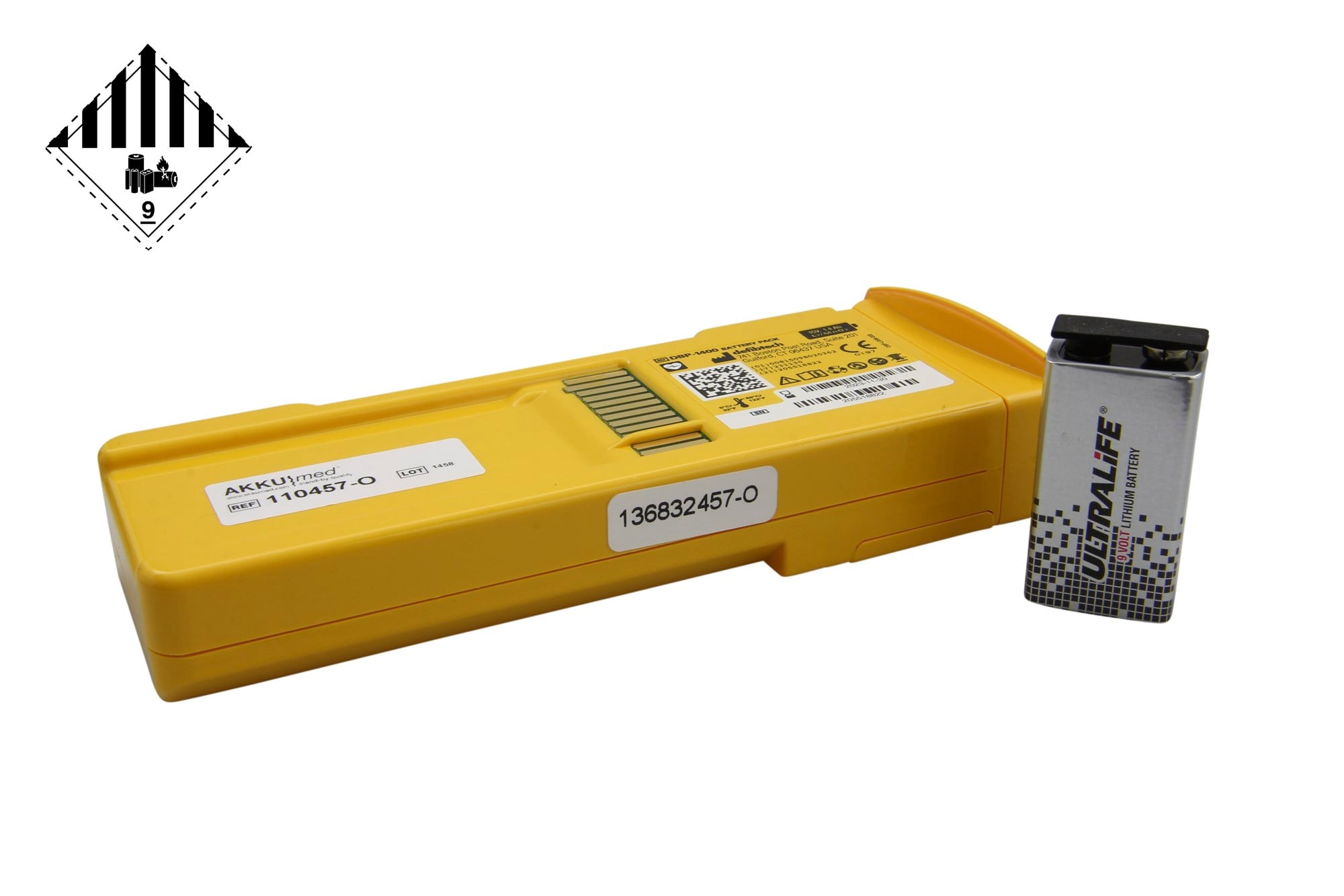 Orijinal lityum pil Defibtech Lifeline AED DCF-100