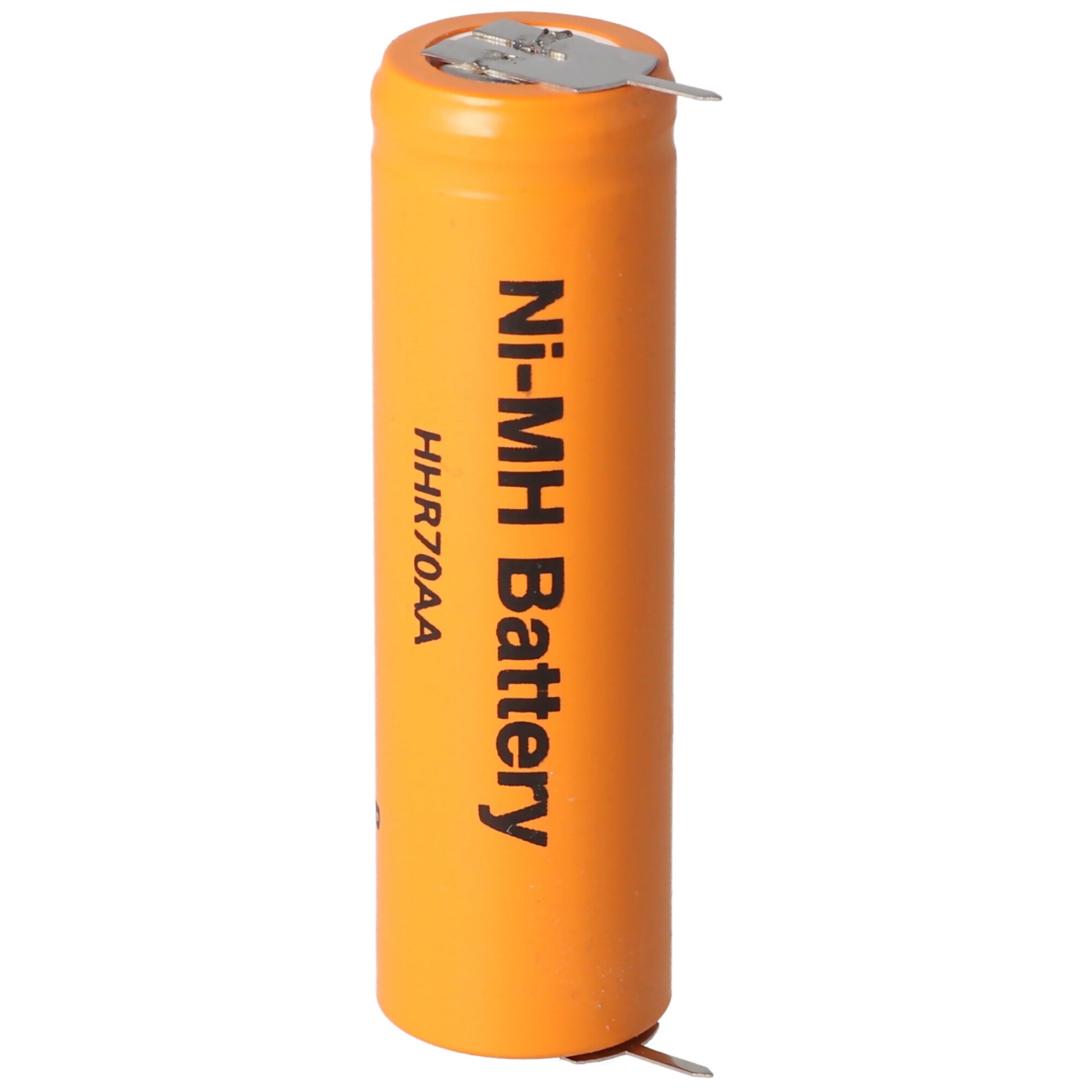 Panasonic Flat Top HHR-70AA NiMH pil 1,2V 700mAh, artı ve eksi üzerinde baskı bağlantılı Mignon AA pil