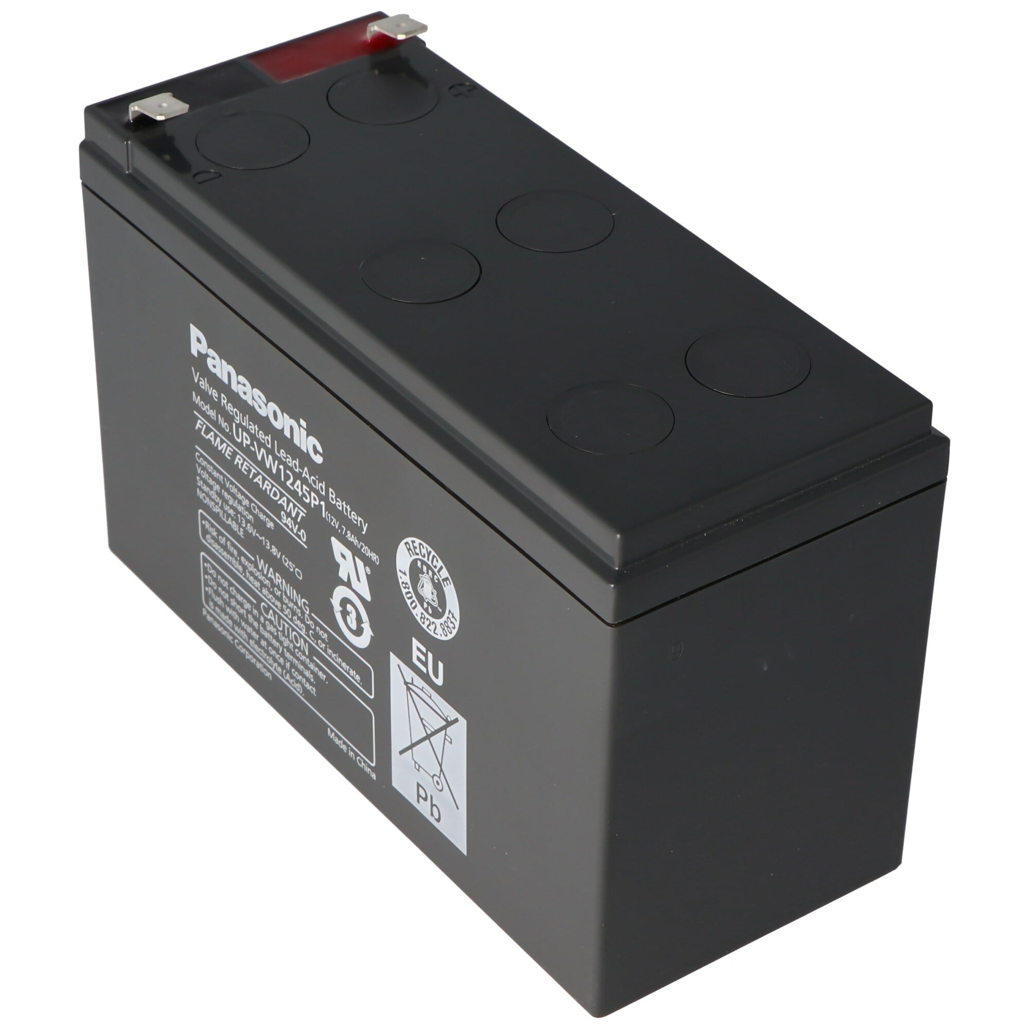 Panasonic UP-RW1245P1 pil PB 12Volt 7,8Ah, 9Ah, LC-R129P1, LC-R129CH1 (önceden 9Ah, şimdi 7,8Ah) YENİ şimdi UP-VWA1245P1