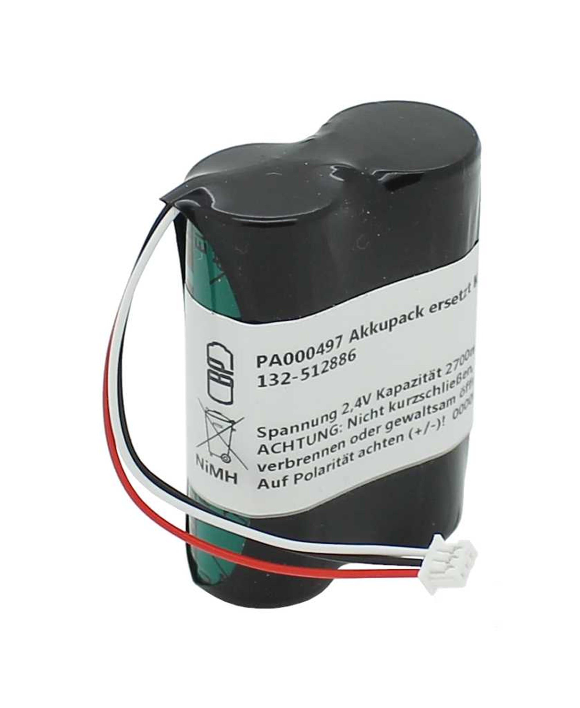 Pil paketi NiMH 2.4V 2700mAh, Kaba 132-52886'nın yerini alıyor