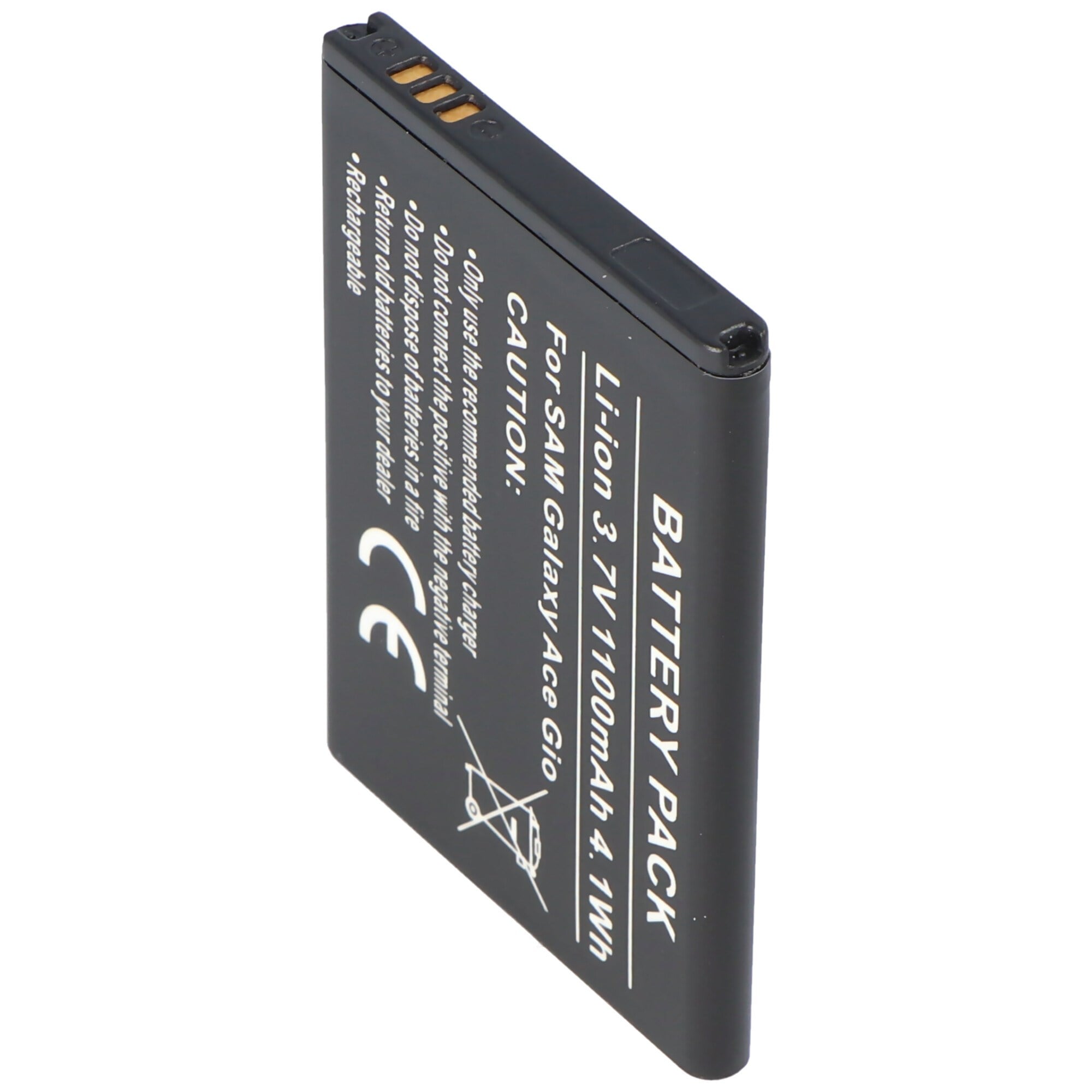 Samsung Galaxy ACE pil EB494358VU için uygun AccuCell pil