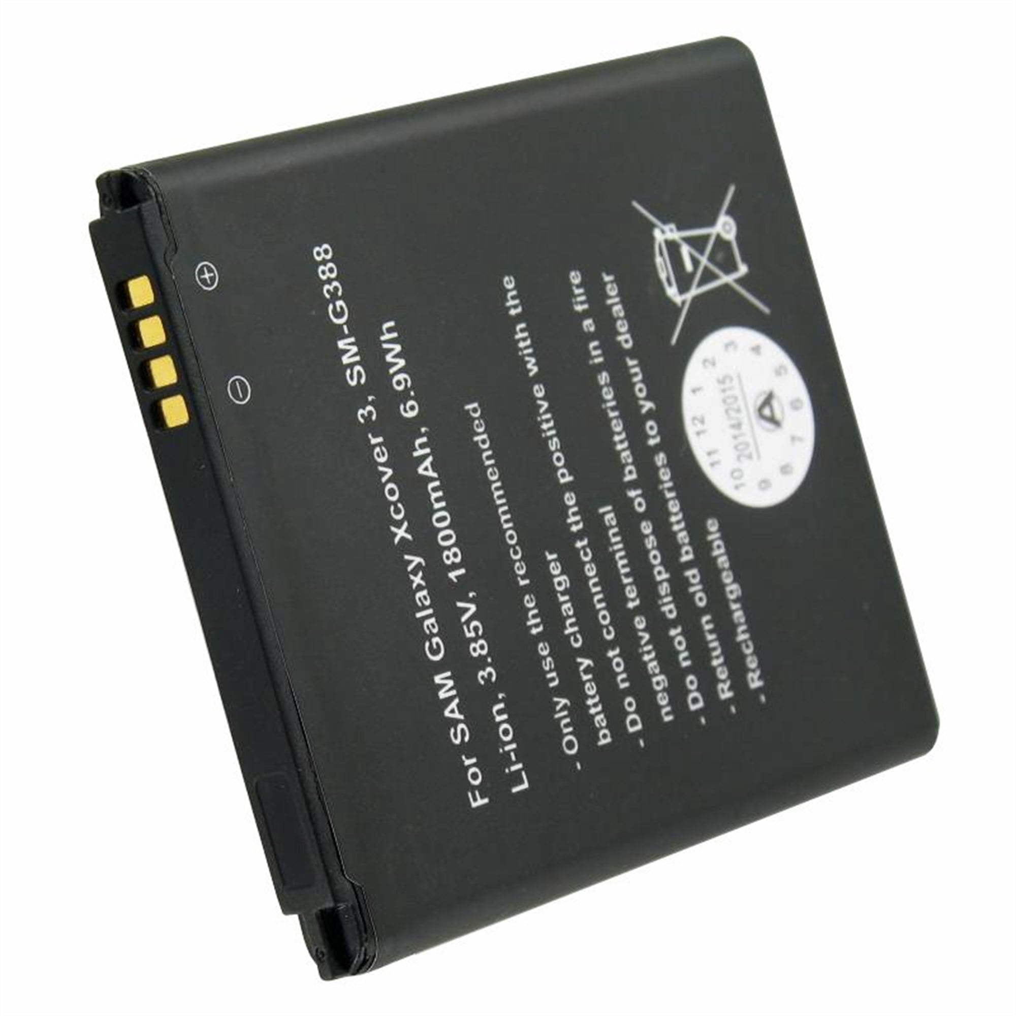 Samsung Galaxy Xcover 3, SM-G388, EB-BG388BBE, 1800mAh için uygun pil