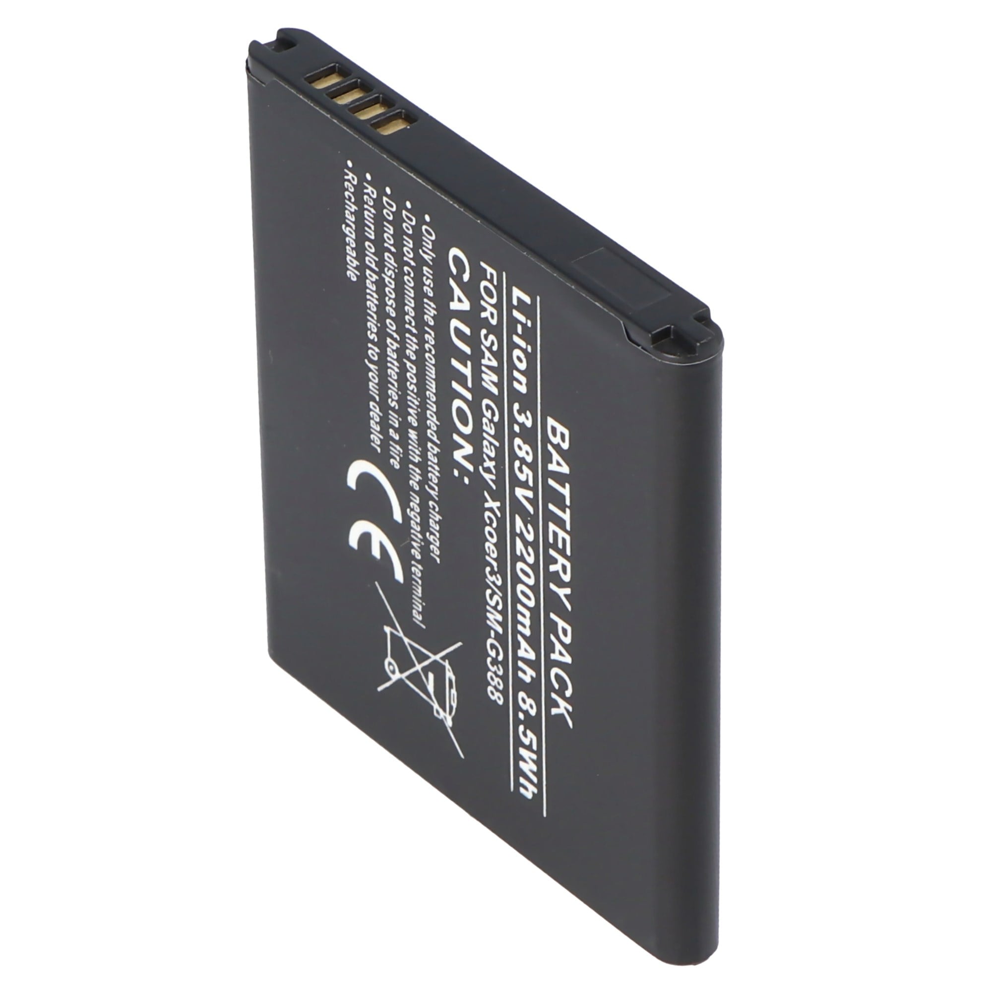 Samsung Galaxy Xcover 3, SM-G388, EB-BG388BBE, 2200mAh için uygun pil