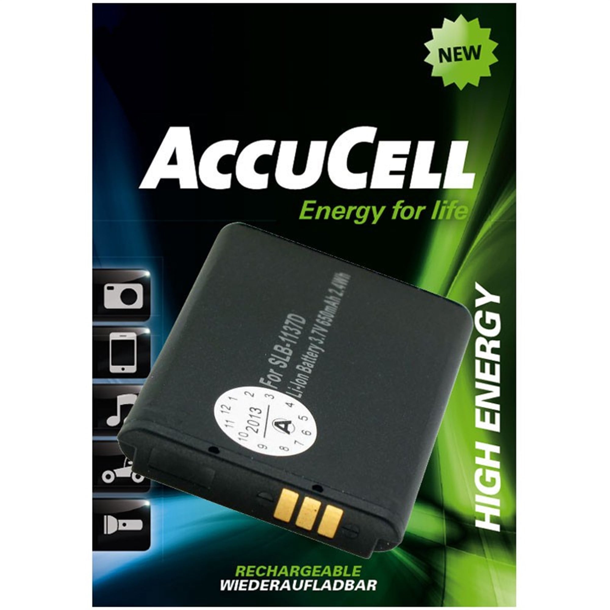 Samsung L74 Wide, 800mAh için uygun AccuCell pil
