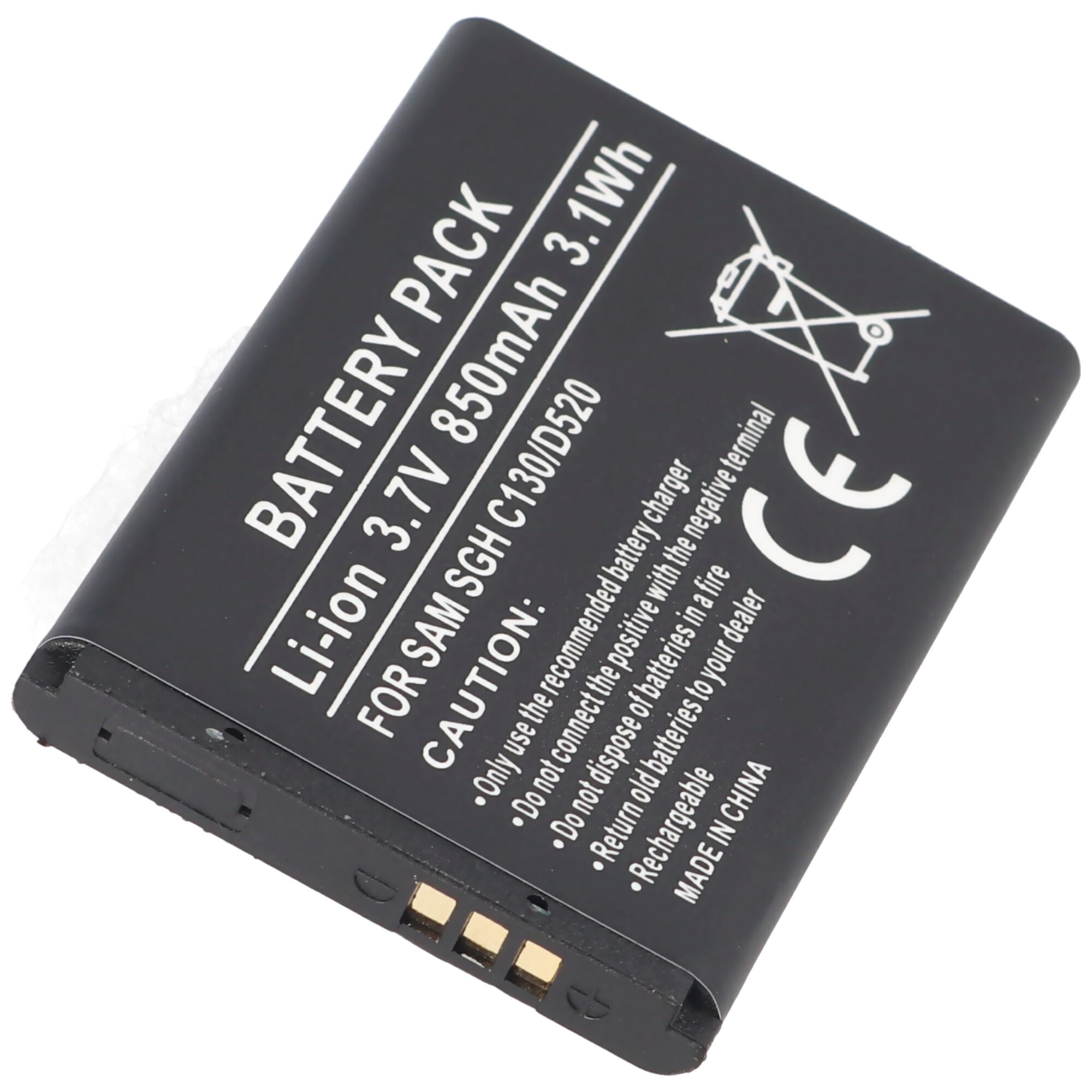Samsung SGH-D520, BST3108BECSTD için uygun AccuCell pil