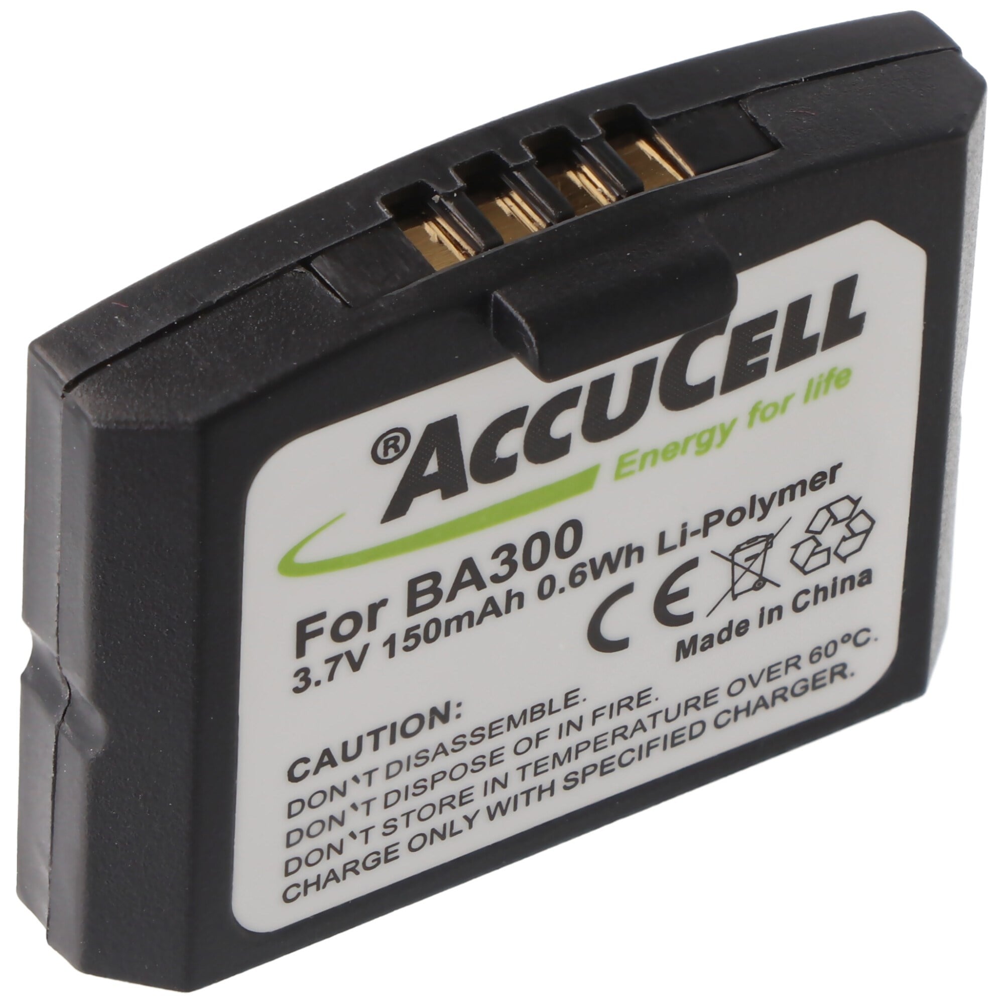 Sennheiser RR4200 Li-ion pil 150mAh için uygun AccuCell pil