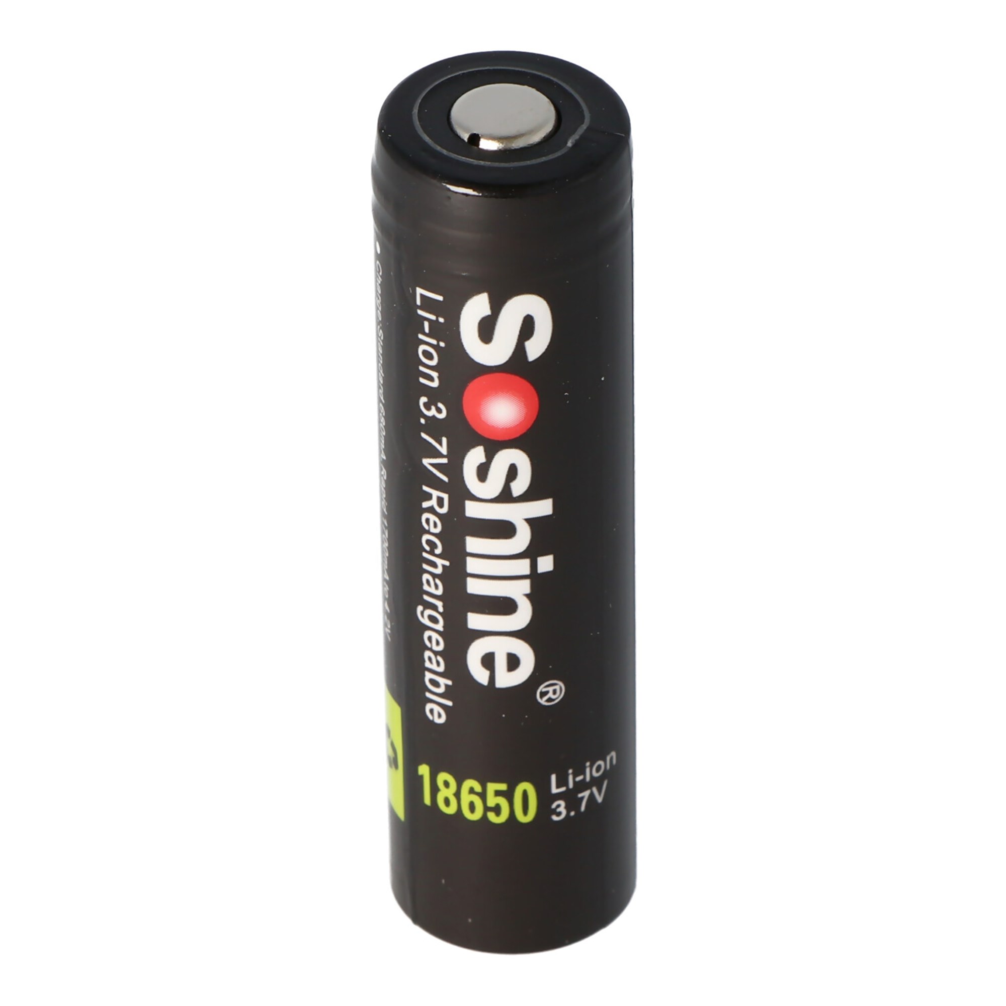 Soshine 18650 3400mAh 3.6V - 3.7V Li-ion pil PCB korumalı