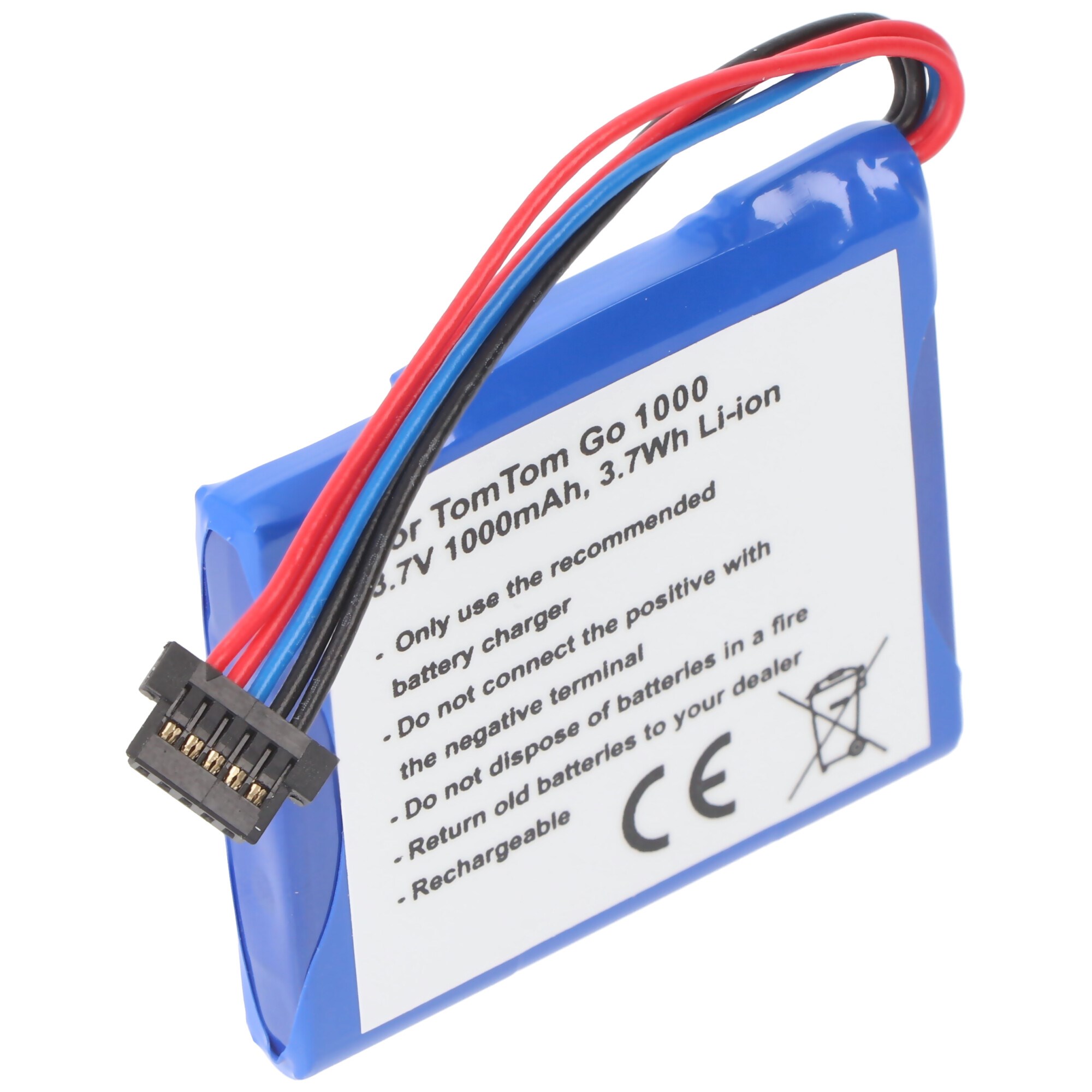 TomTom Go Live 1000, AccuCell'den yedek pil olarak uygun 1005 pil AHL03711018, VF1C Canlı Live