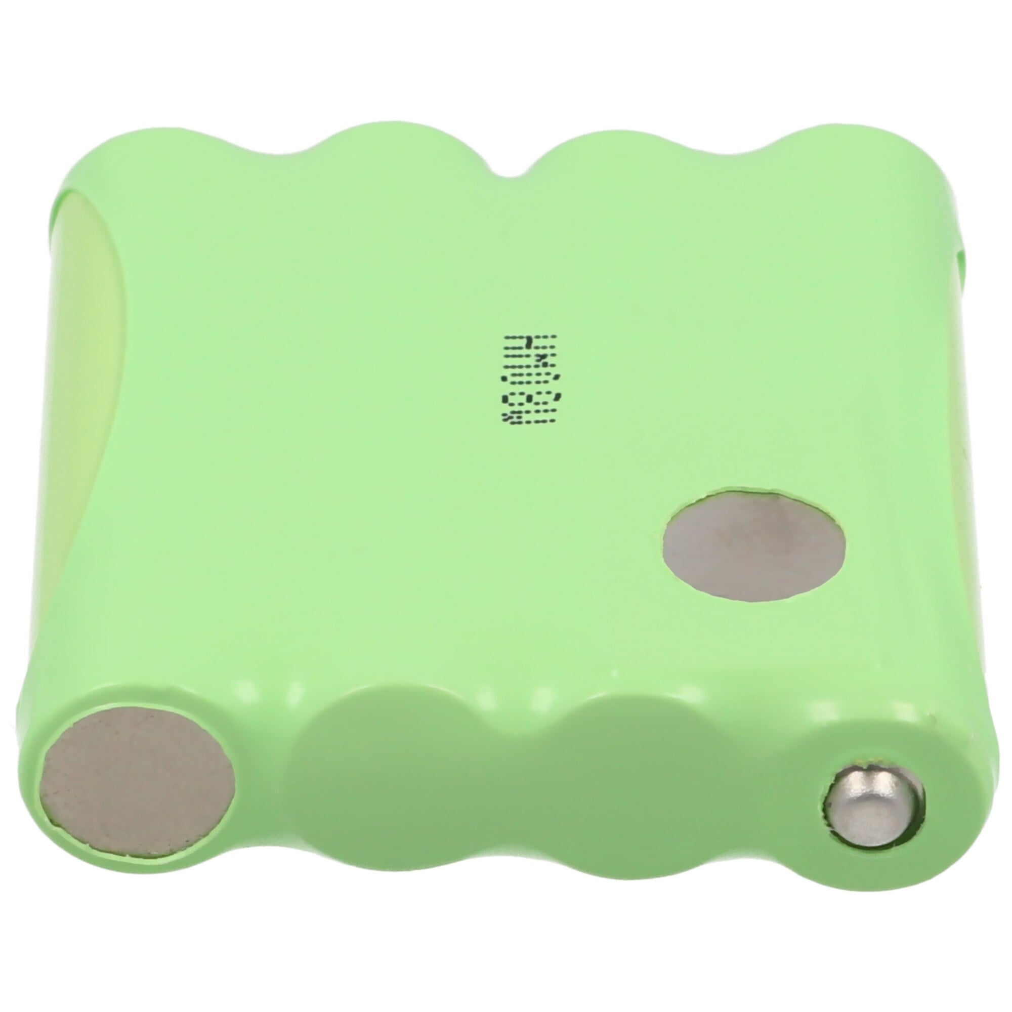 Topcom Twintalker 9100 pil TC9100 için uygun AccuCell pil, bu pilin 2 kontağı ve arkada ekstra bir teması vardır