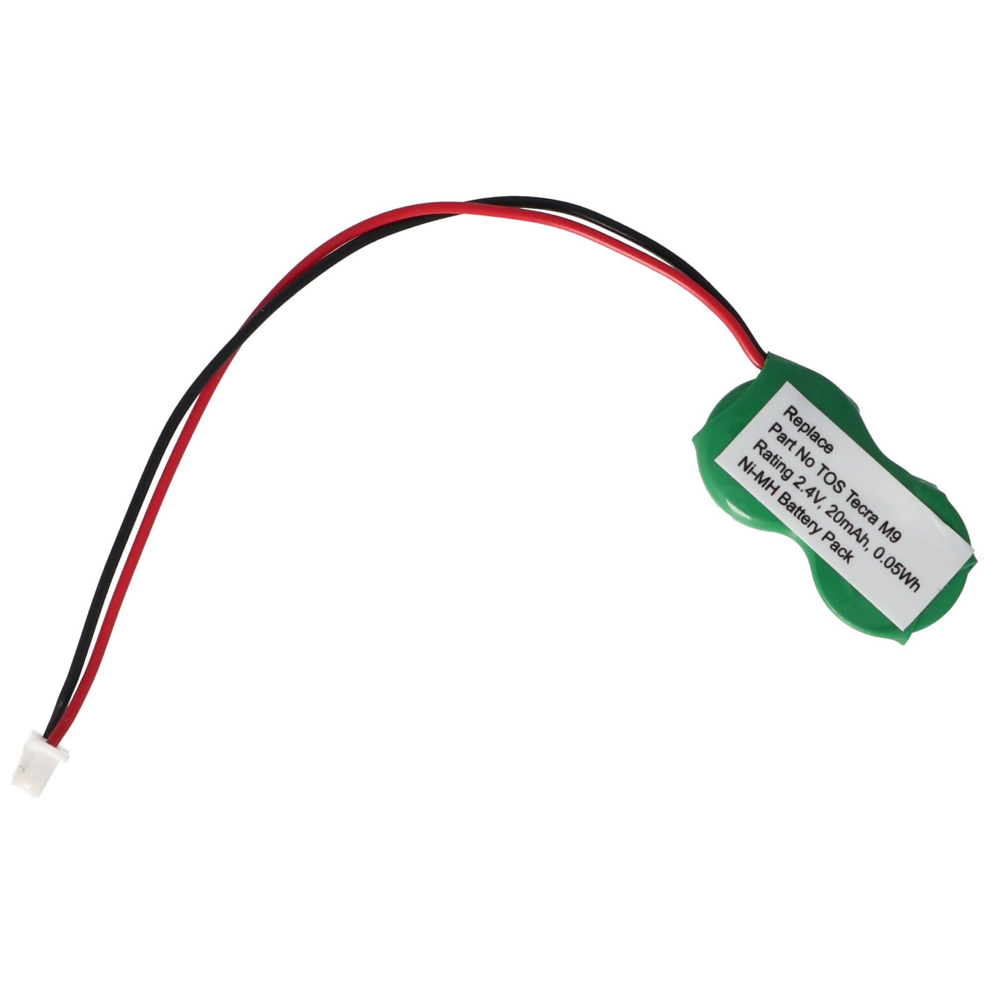 Toshiba Tecra M9, NiMH 2.4Volt için uygun Yedek Pil CMOS