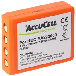 AccuCell'den HBC vinç kontrolü için uygun HBC BA223000 pil