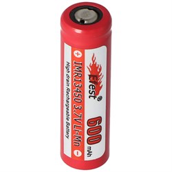 Efest IMR 13450 600mAh 3.6V - 3.7V Li-ion pil (düz pozitif kutup)