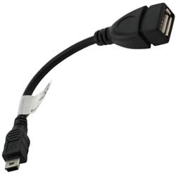 Sony VMC-UAM1 ile uyumlu A konektörüne mini B fişli USB kablosu