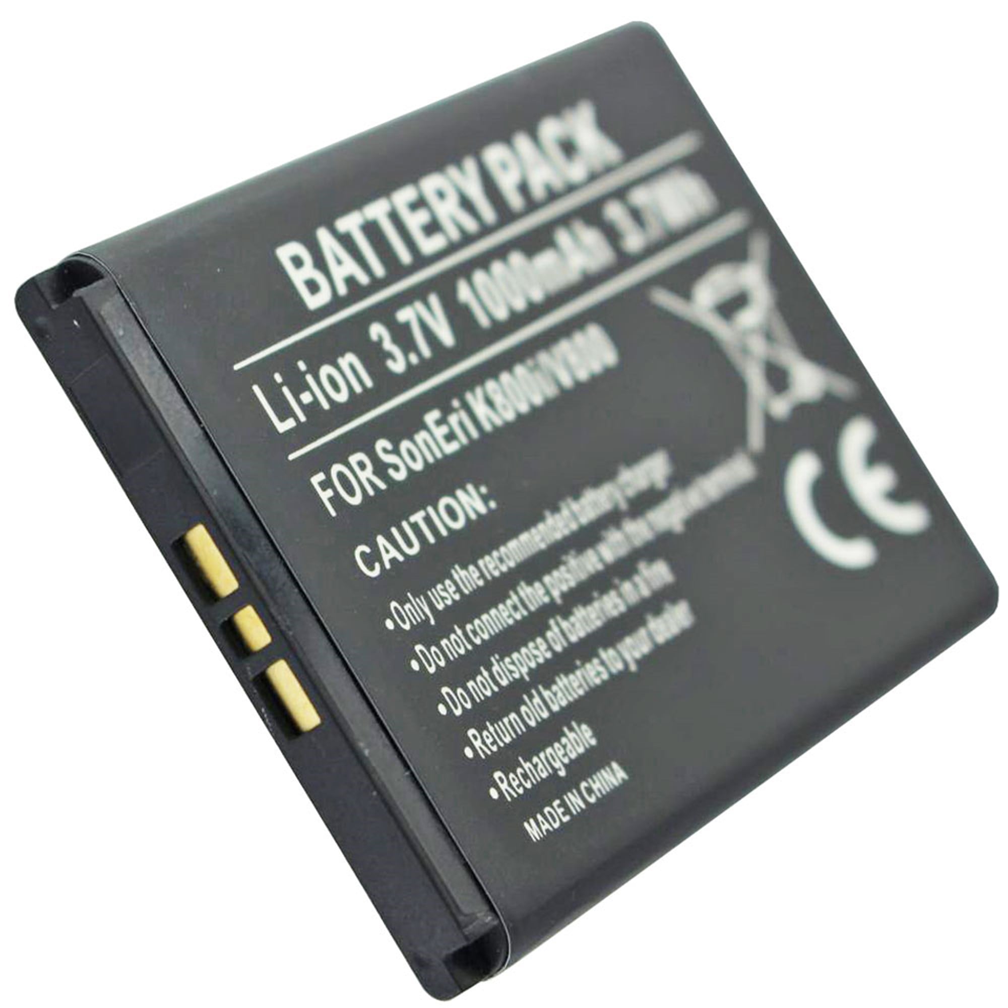 1000mAh ile Sony BST-33 pil için uygun AccuCell pil