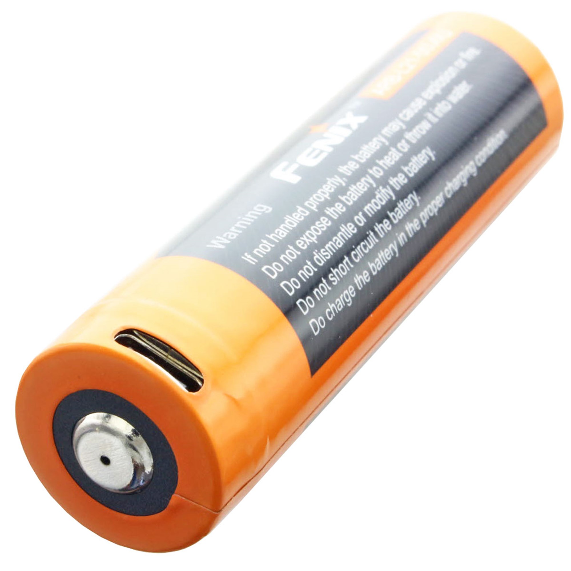 21700 USB Li-ion pil Fenix ARE-L21-5000U 21700 boyutları 76x21,5 mm, maks. 8A