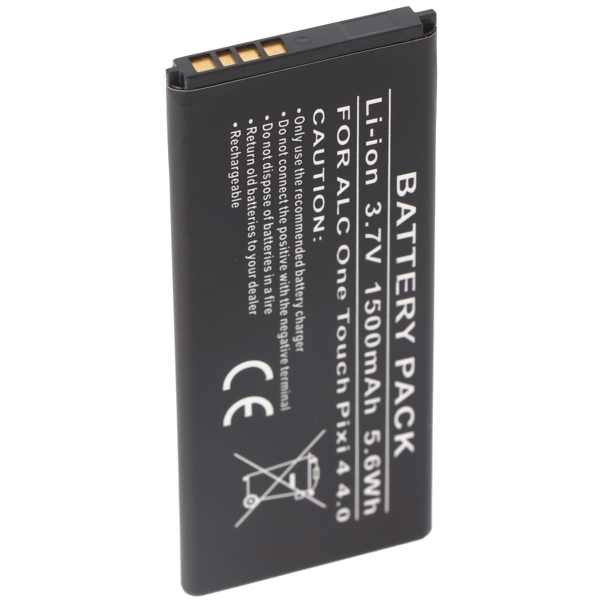 Alcatel One Touch Pixi 4 4.0 pil için uygun pil TLi015M1, TLi015M7, OT-4034 3,8 volt 1500mAh