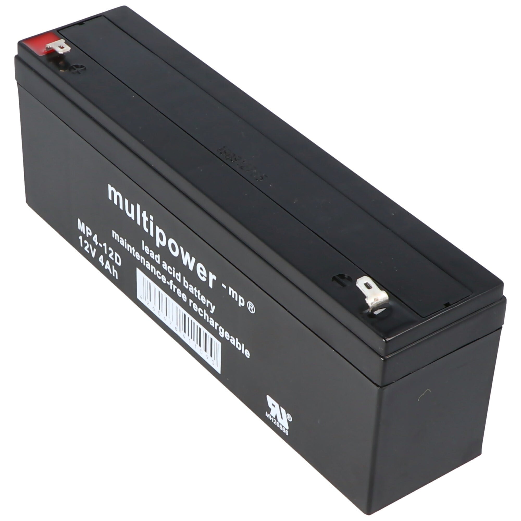 Çok güçlü MP4-12D kurşun pil, 4.8mm Faston fişi
