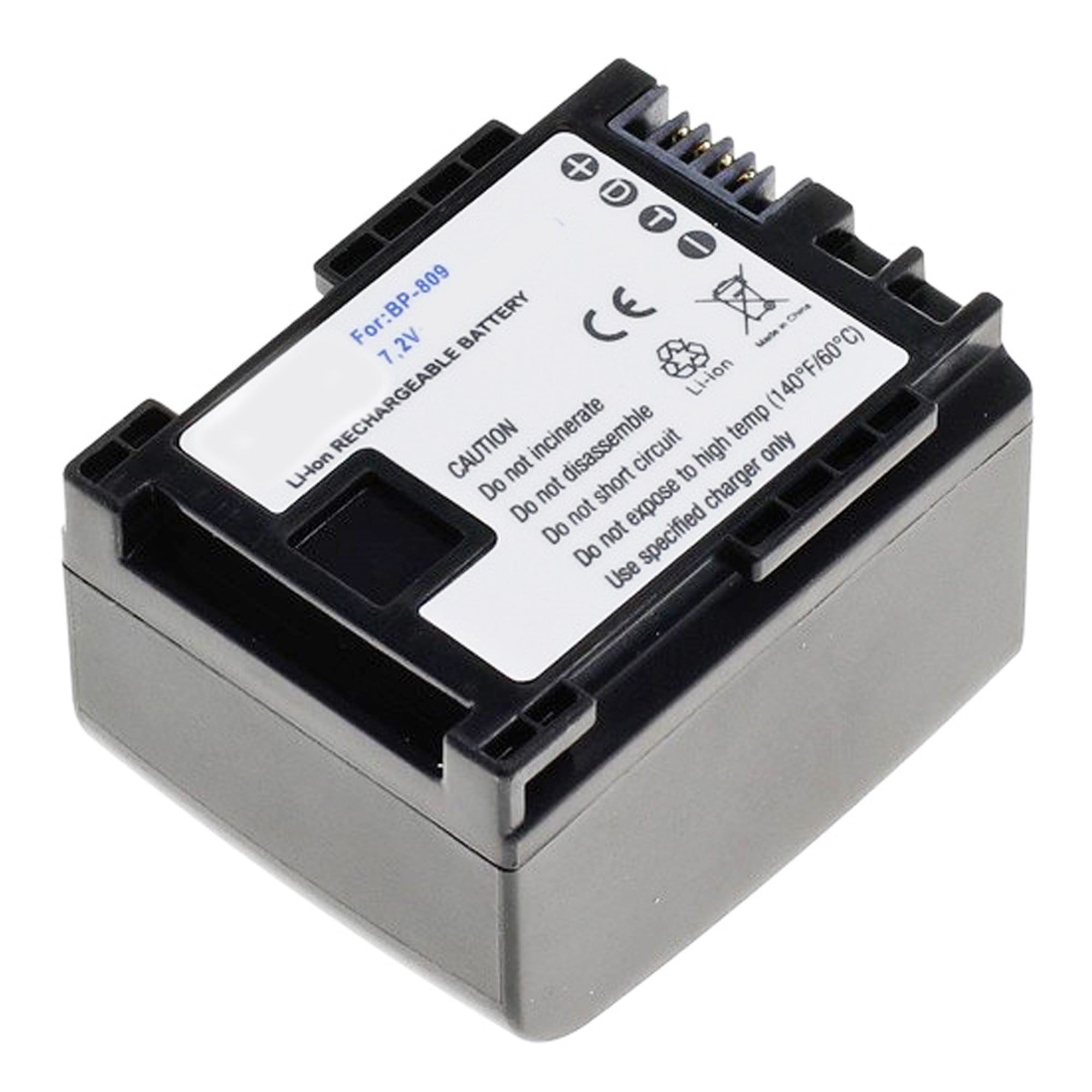 Dakikalar kalan Canon BP-809 için uygun AccuCell pil