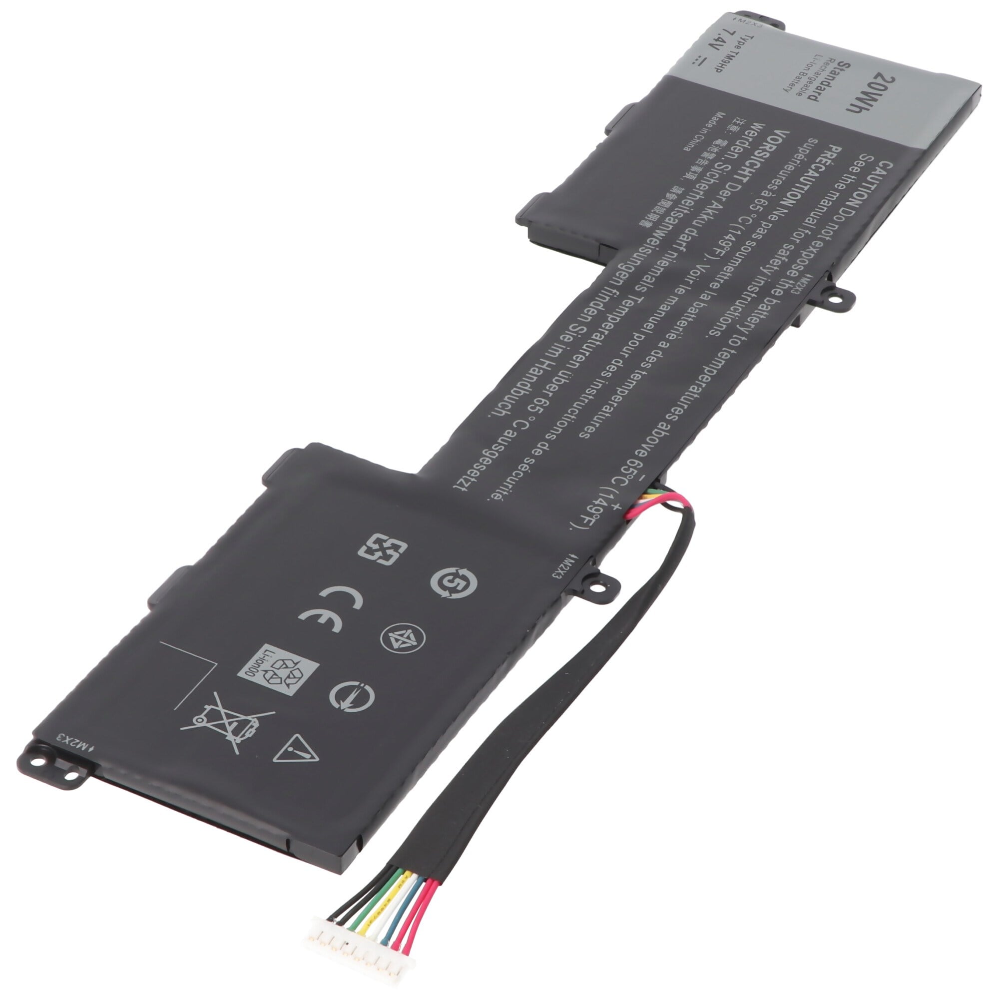 Dell Latitude 7350, Li-ion, 7.4V, 2750mAh, 20Wh için uygun pil