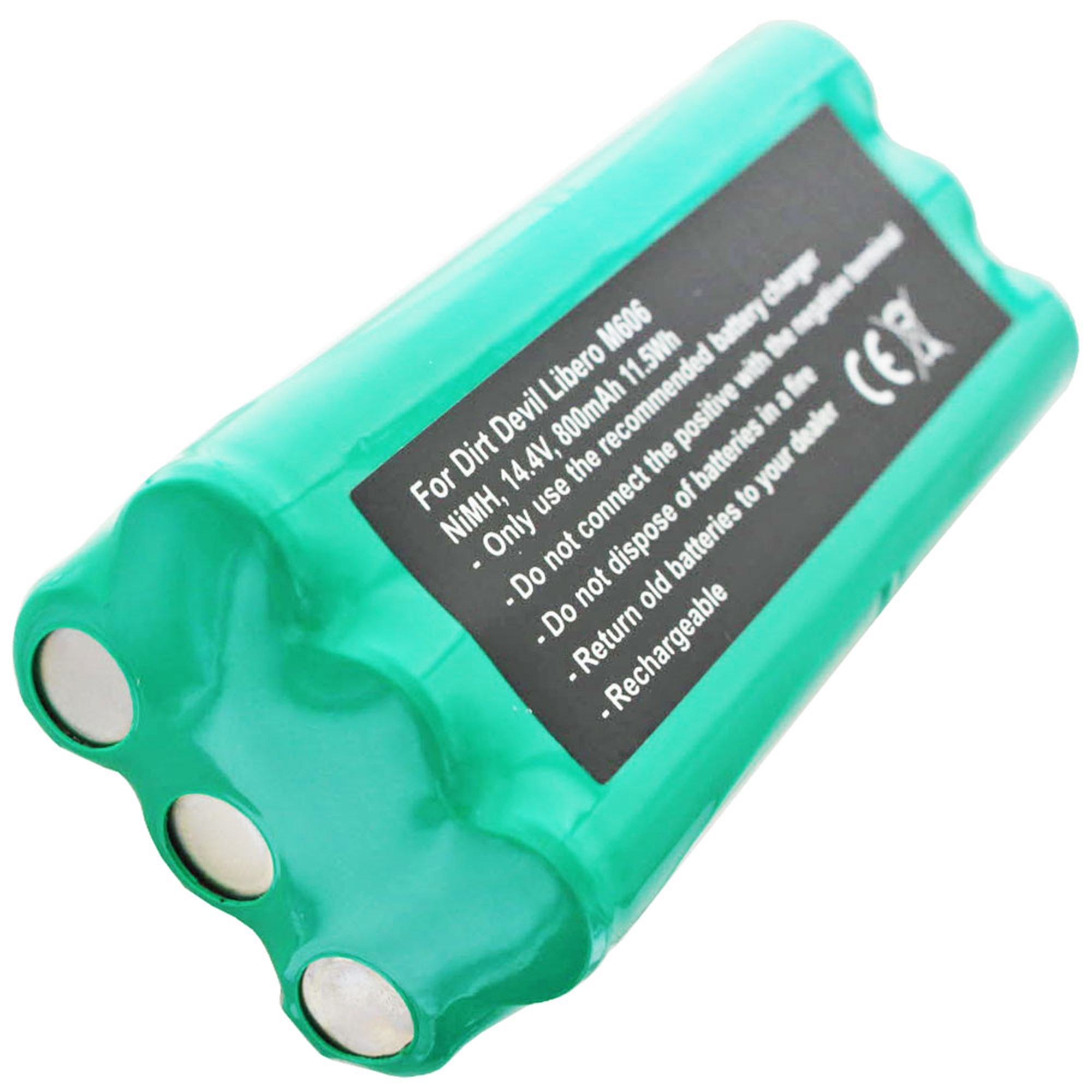 Dirt Devil Libero M606 pil 0606004, 800mAh ile Dirt Devil 0607004 pil paketi için uygun pil
