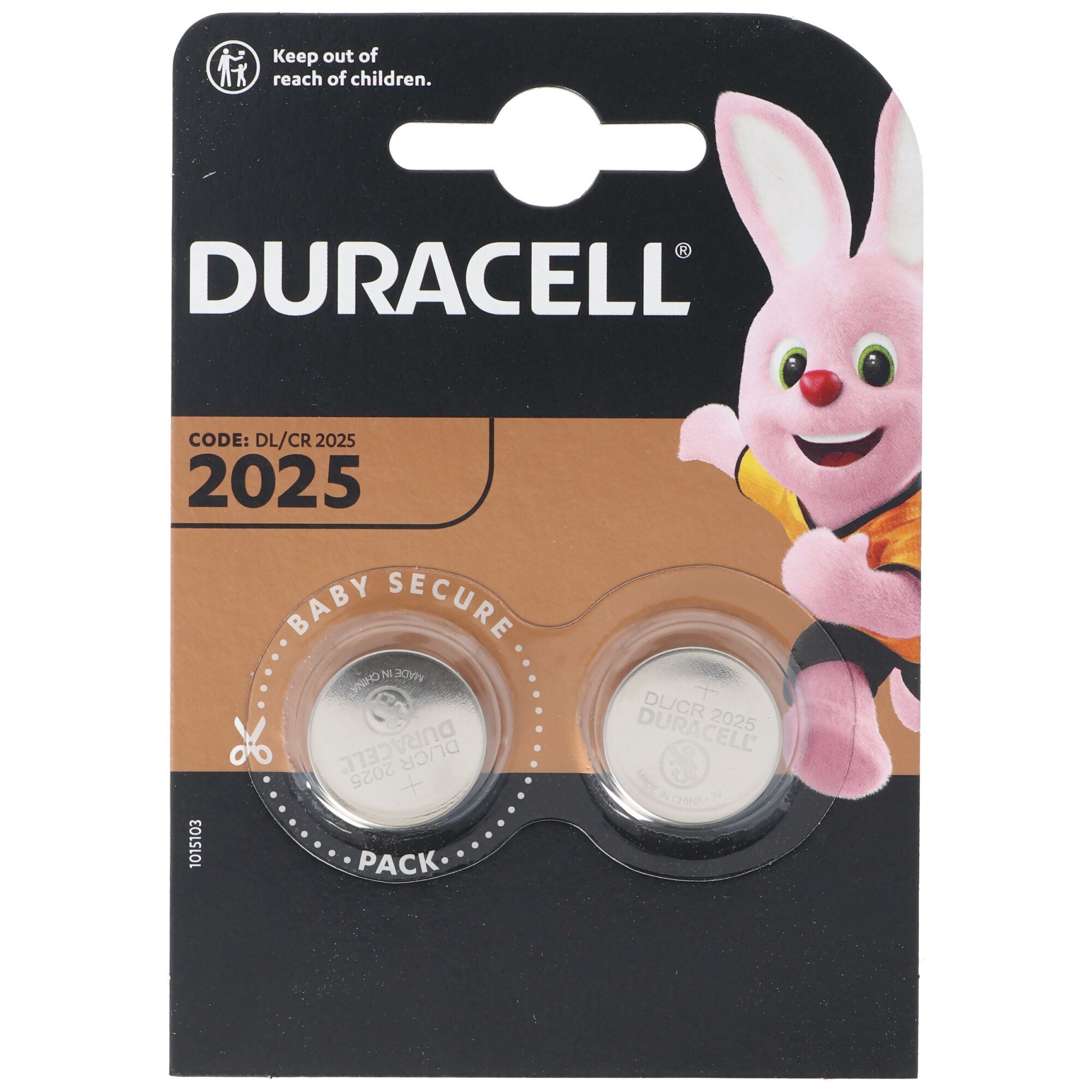 Duracell DL2025, CR2025 2'li blister 3 volt lityum pil