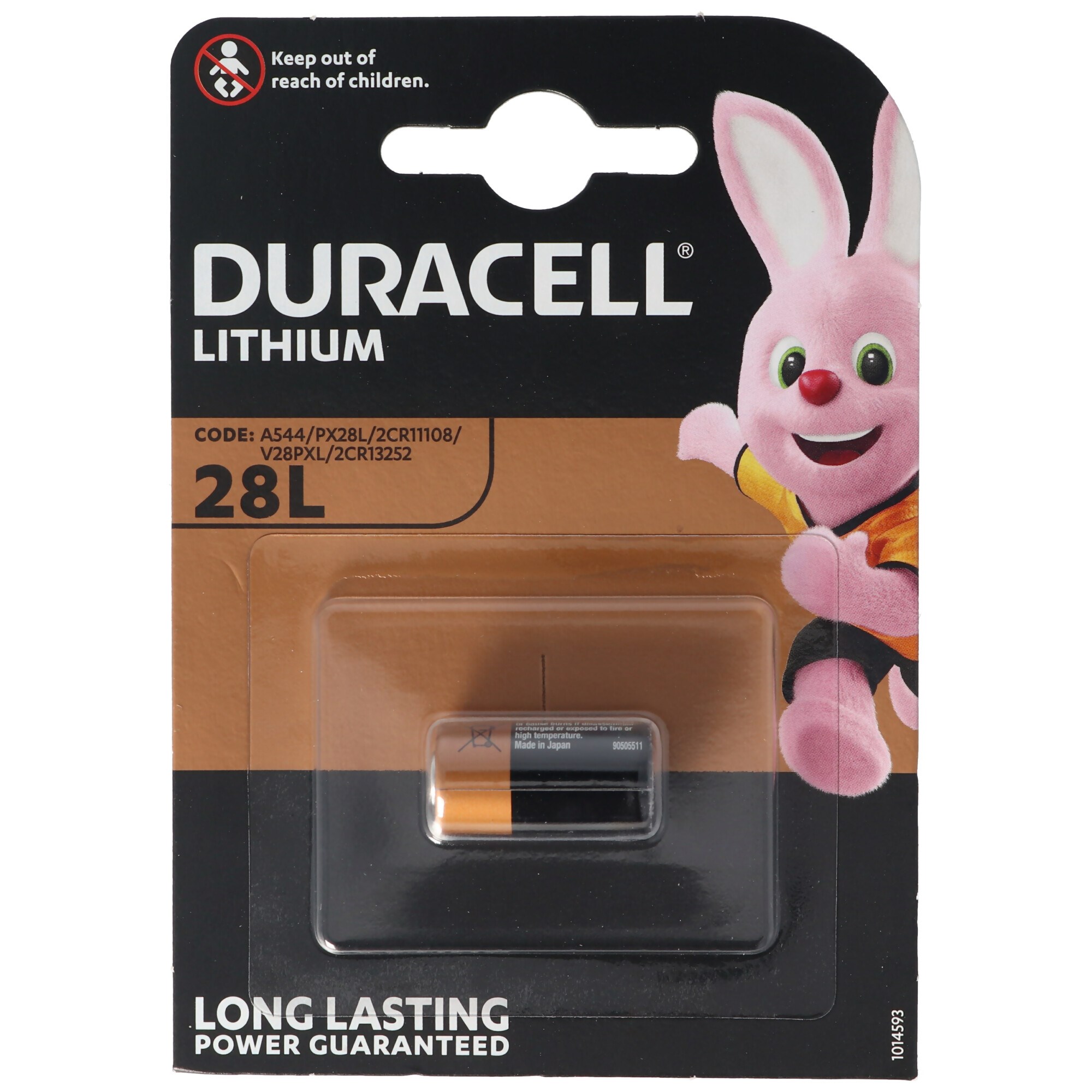 Duracell fotoğraf pili PX28L Lityum 6V 150mAh, 2CR11108, 2CR13252, L544