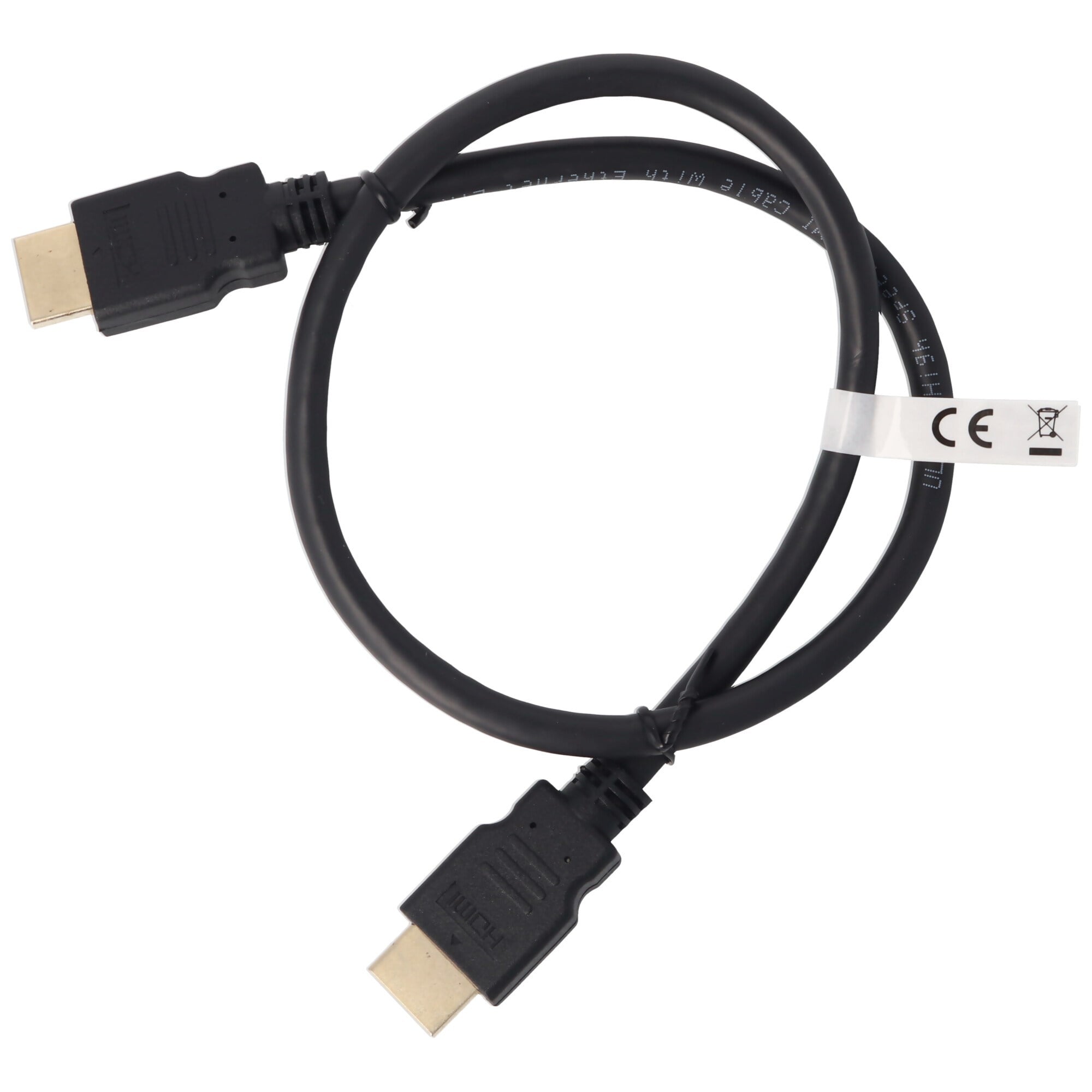 Ethernet ile ultra yüksek hızlı HDMI kablosu, kablo uzunluğu 0,5 metre