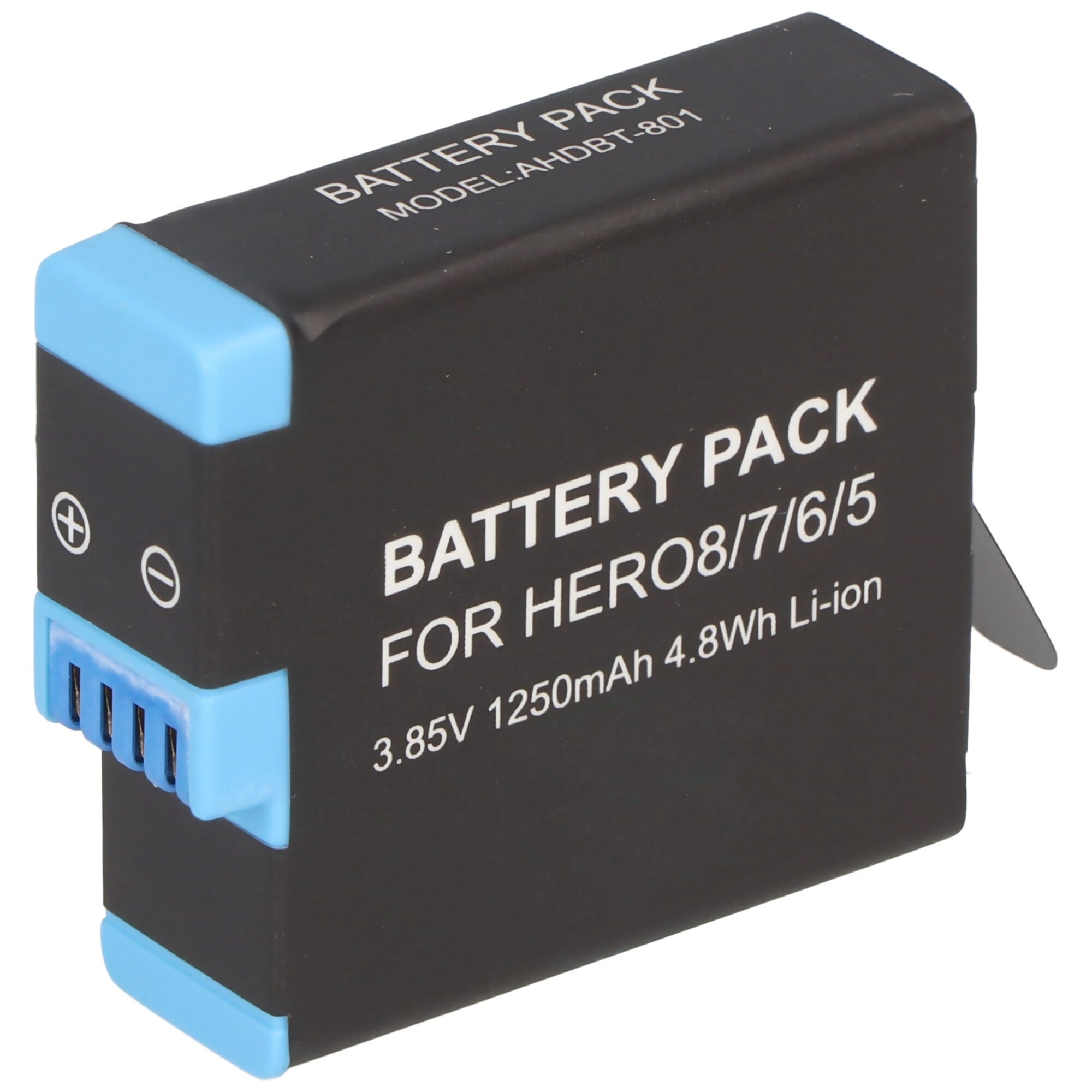 GoPro Hero 8 Black, Li-ion, 3.85V, 1250mAh, 4.8Wh için uygun pil