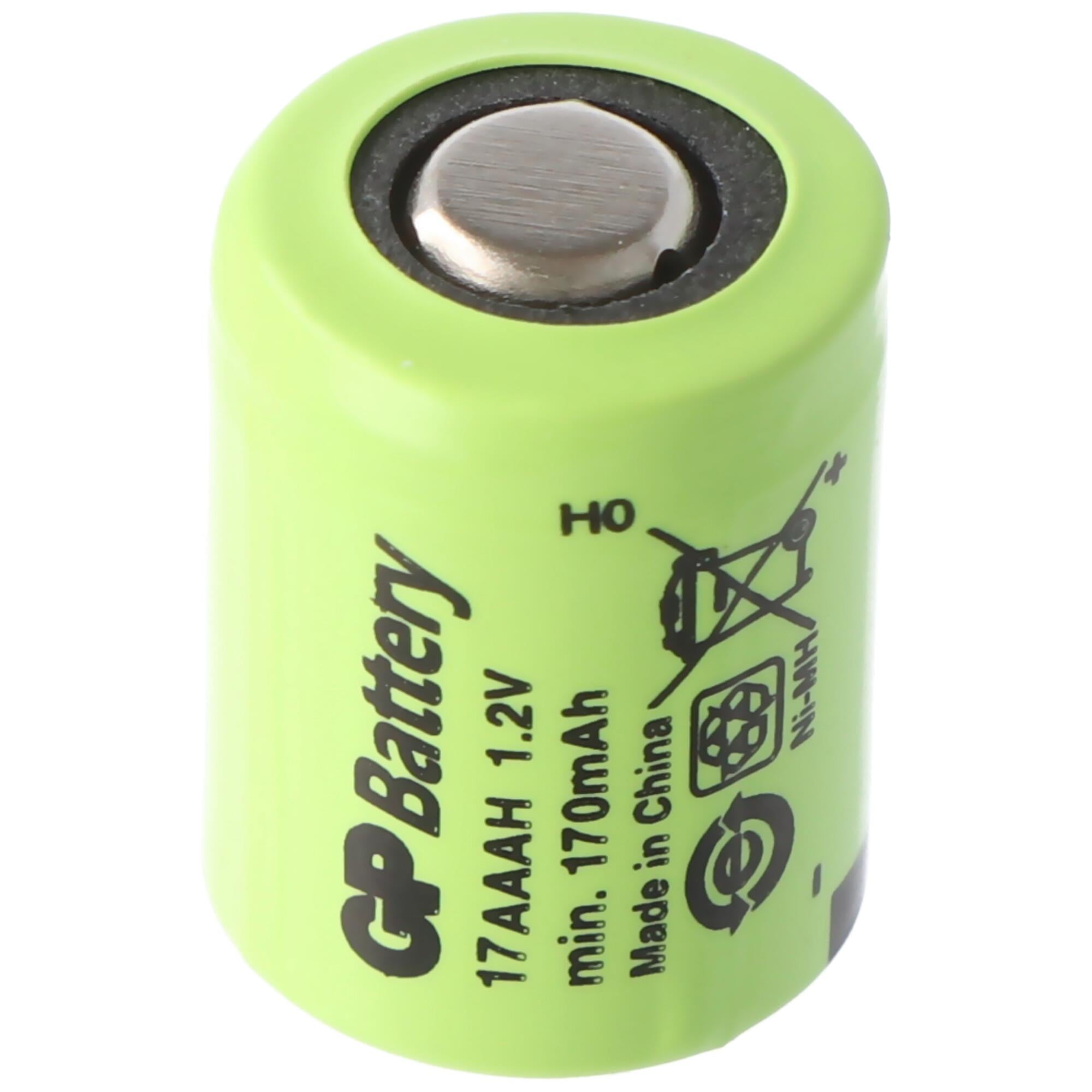 GP GP17AAAH 170 mAh 1.2 V 1/3 AAA Ni-MH Şarj Edilebilir Pil