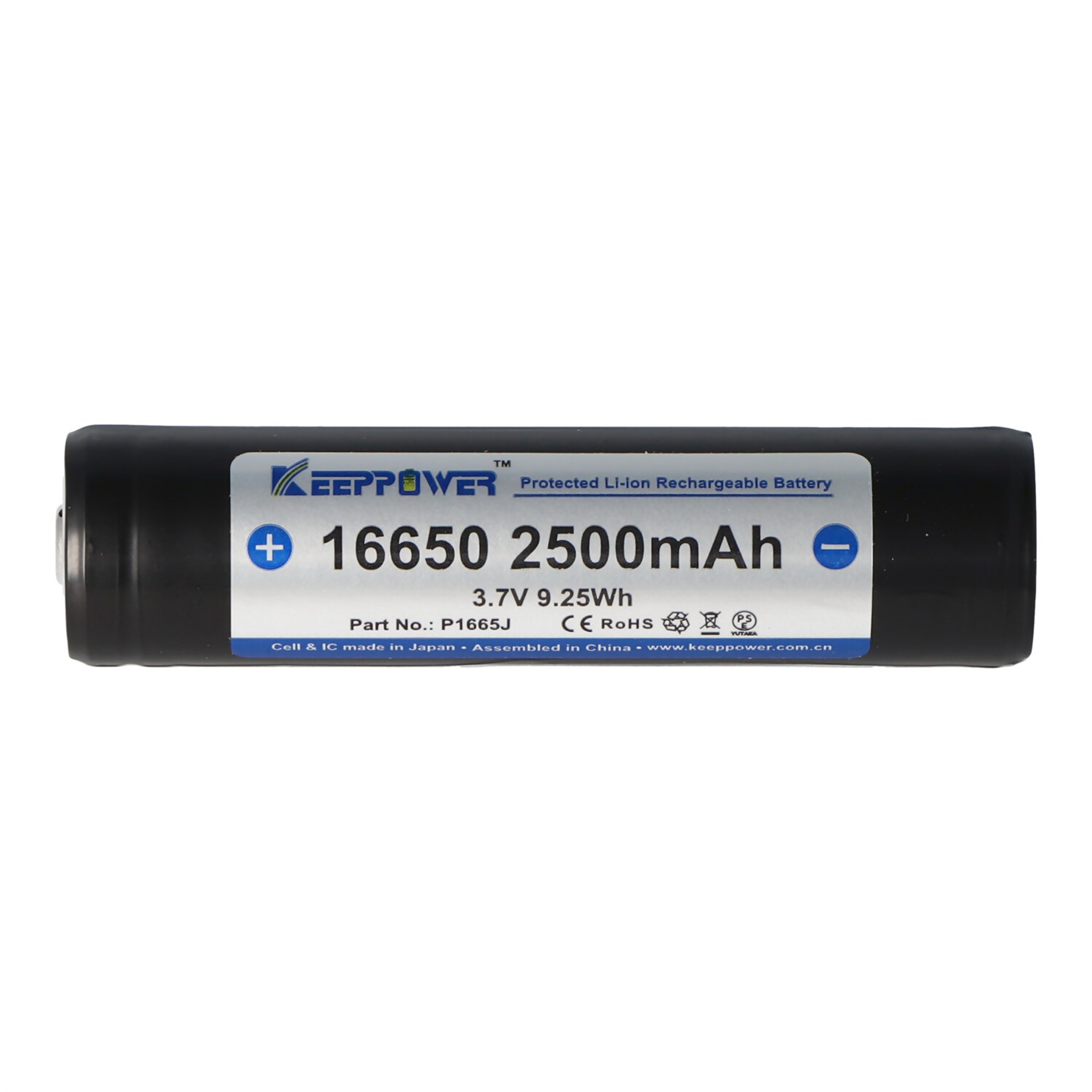 Gücü 16650 veya 17650 dk. 1980 mAh, maks. 2500mAh 3.6V - 3.7
