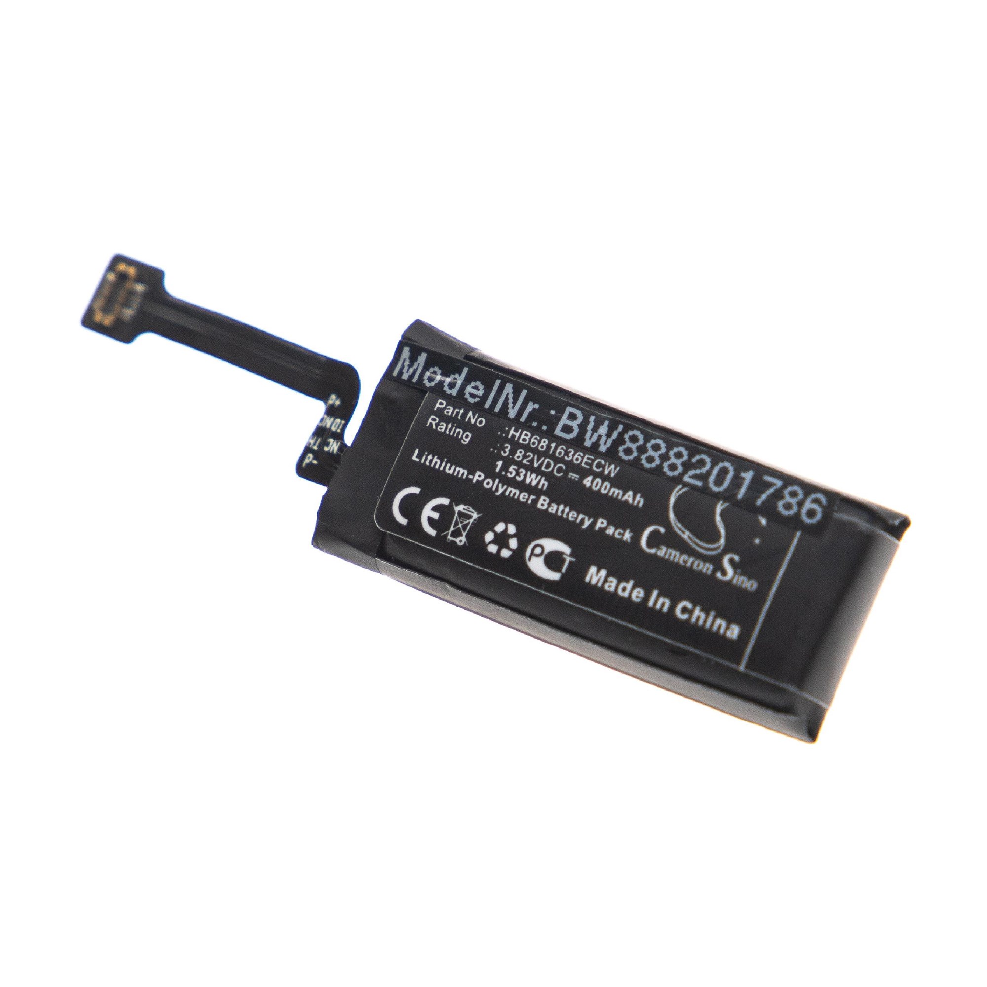 Huawei FreeBuds için pil, HB681636ECW, 400mAh'nin yerini alıyor