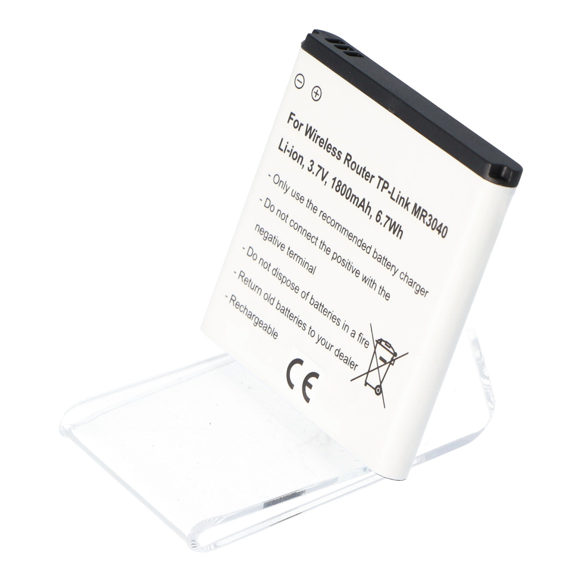 Kablosuz yönlendirici TP-Link MR3040 Li-ion pil TBL-68A2000, 3.7 volt 1800mAh için uygun pil