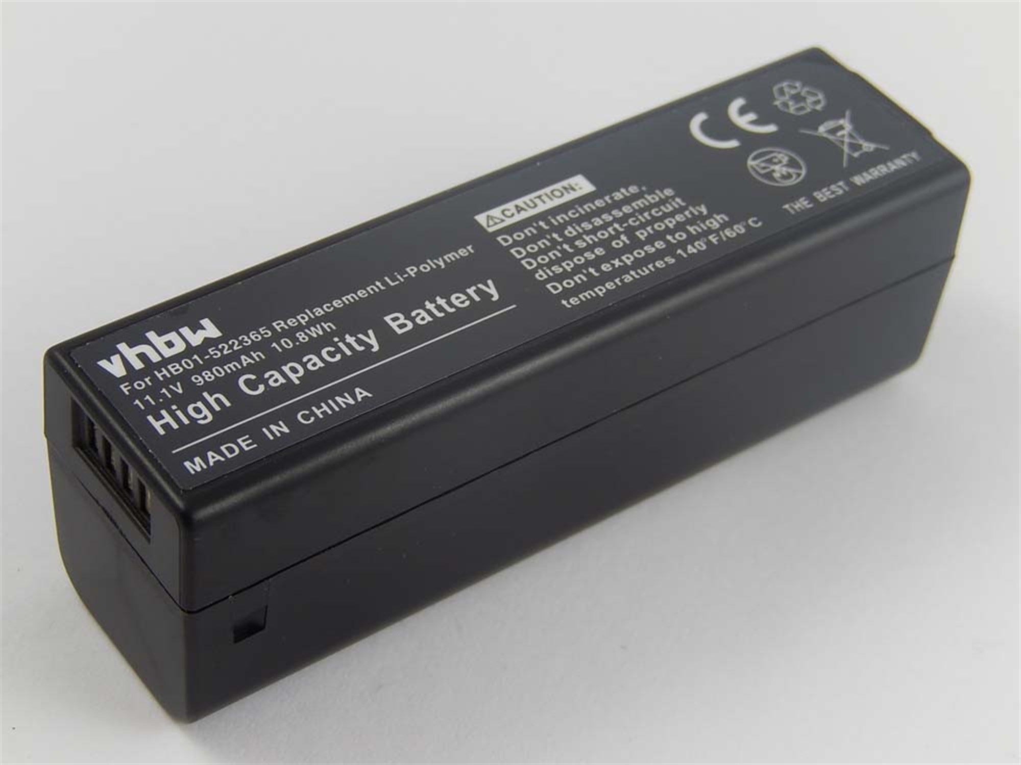 Kamera, digicam ve DSLR için pil, HB01 Li-Polymer 980mAh (11.1V) yerine geçer
