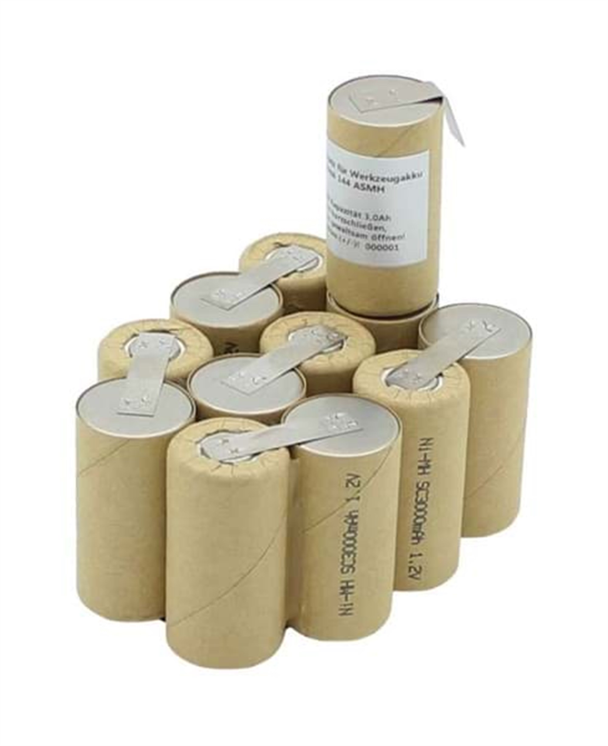 Kress 144 ASMH 14.4 volt 3000mAh için uygun yedek pil, kendi kendine montaj için NiMH pil paketi